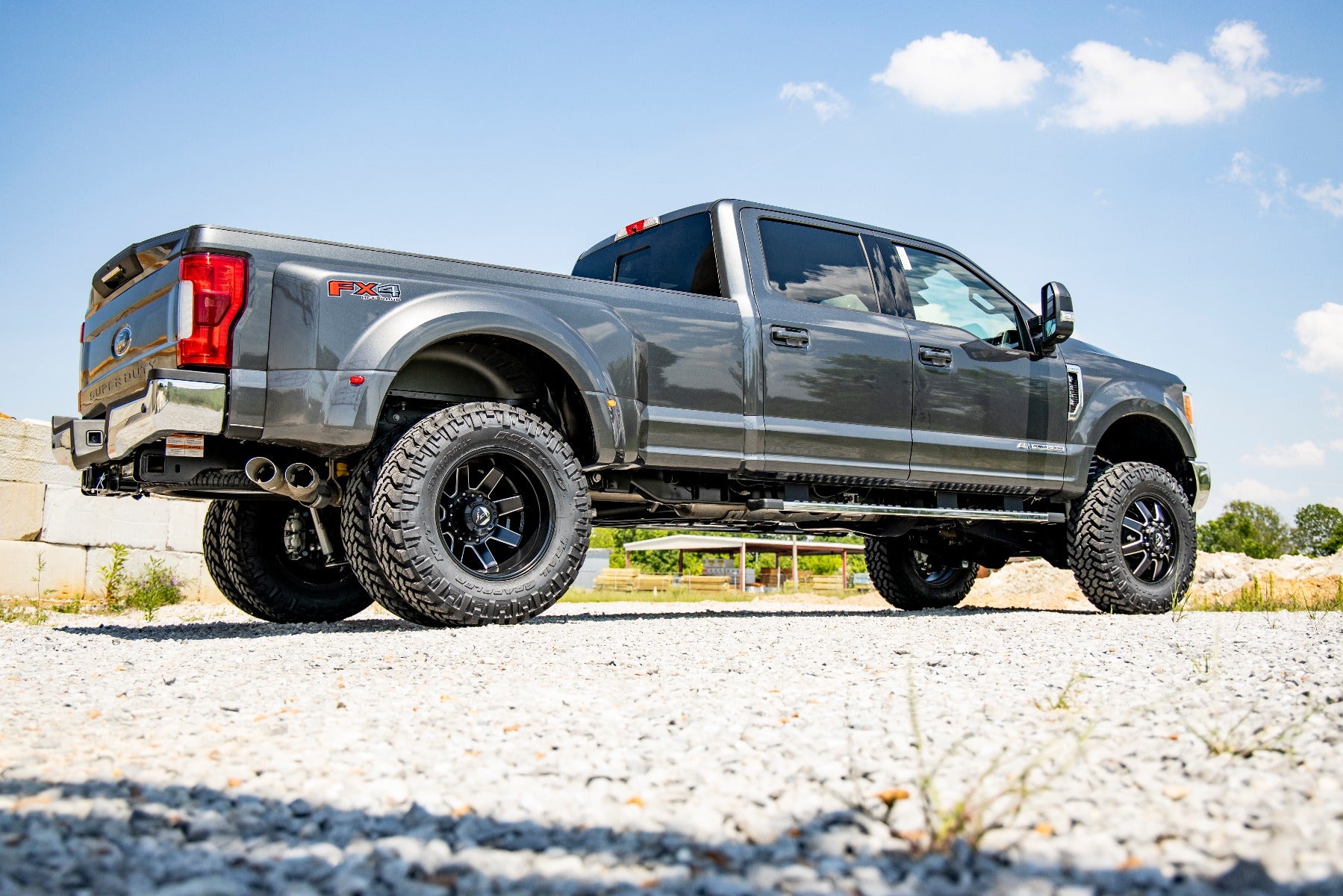 4.5 Inch Lift Kit for Ford F-350 Super Duty 4WD (2017-2022) | Dual Rear Wheel (DRW) | Front & Rear Drive Shaft | Part #55931 | Off-Road & Truck Customization Upgrade