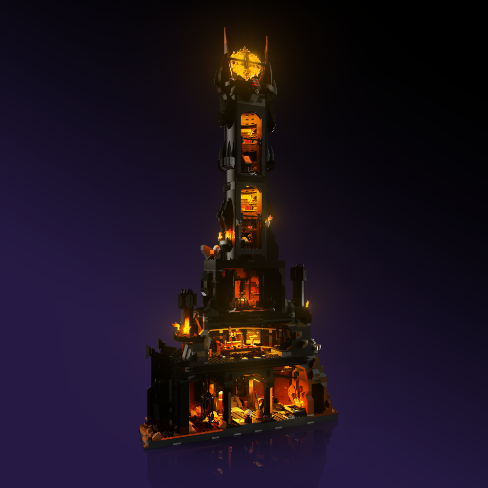 LEGO® The Lord of the Rings Barad-dûr Light Kit #10333 - LED Lighting Set for LEGO Models - Perfect for Display & Nighttime Showcase