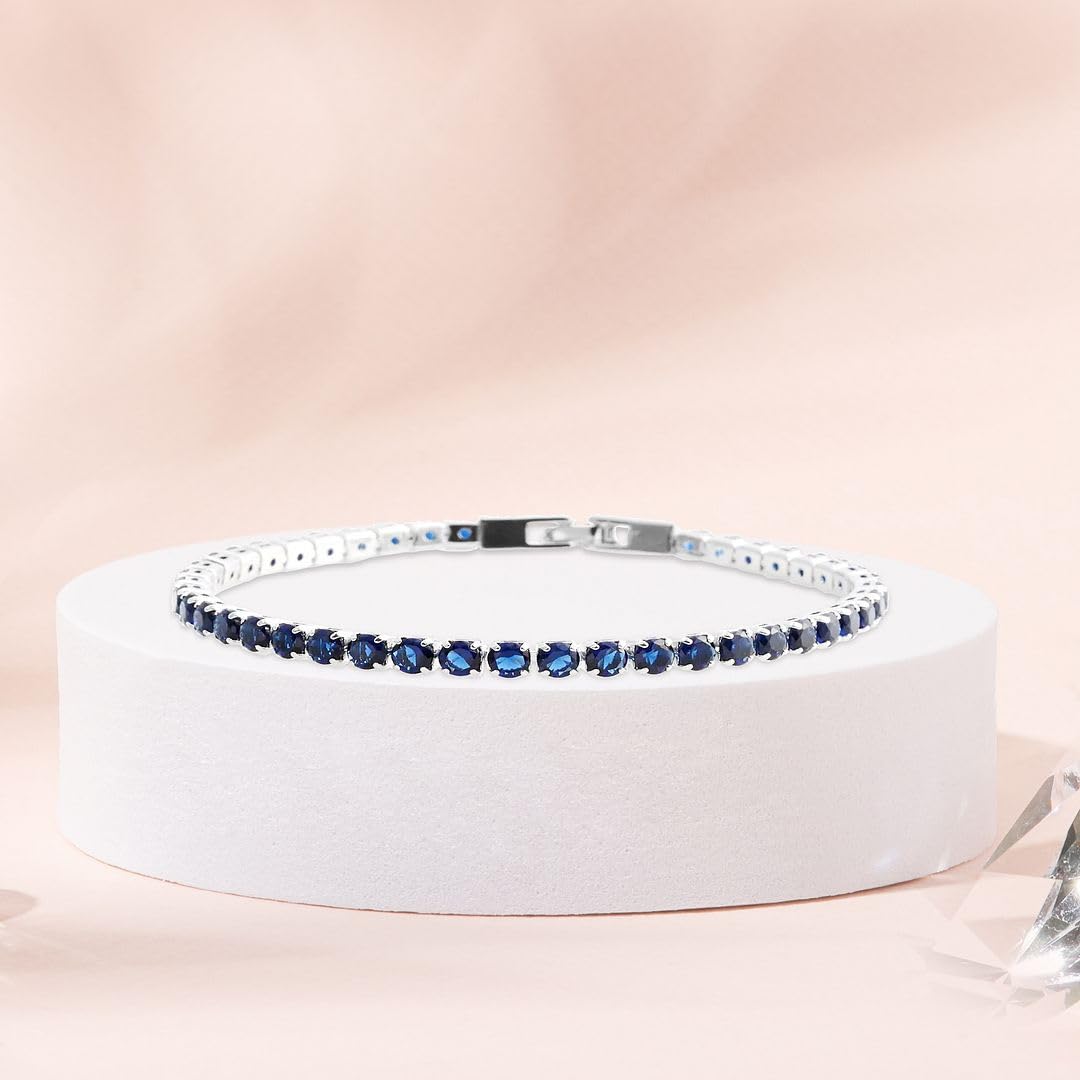 Trendy Cubic Zirconia Tennis Bracelet for Women - 8