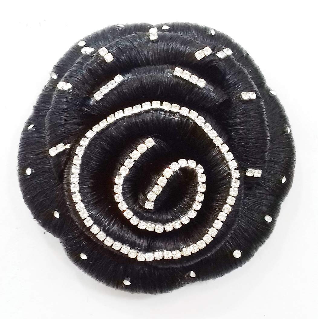 Jasmina Super Deluxe Hair Bun Maker | Premium Hair Styling Accessories for Women | Perfect for Updos, Ponytails & Special Occasions