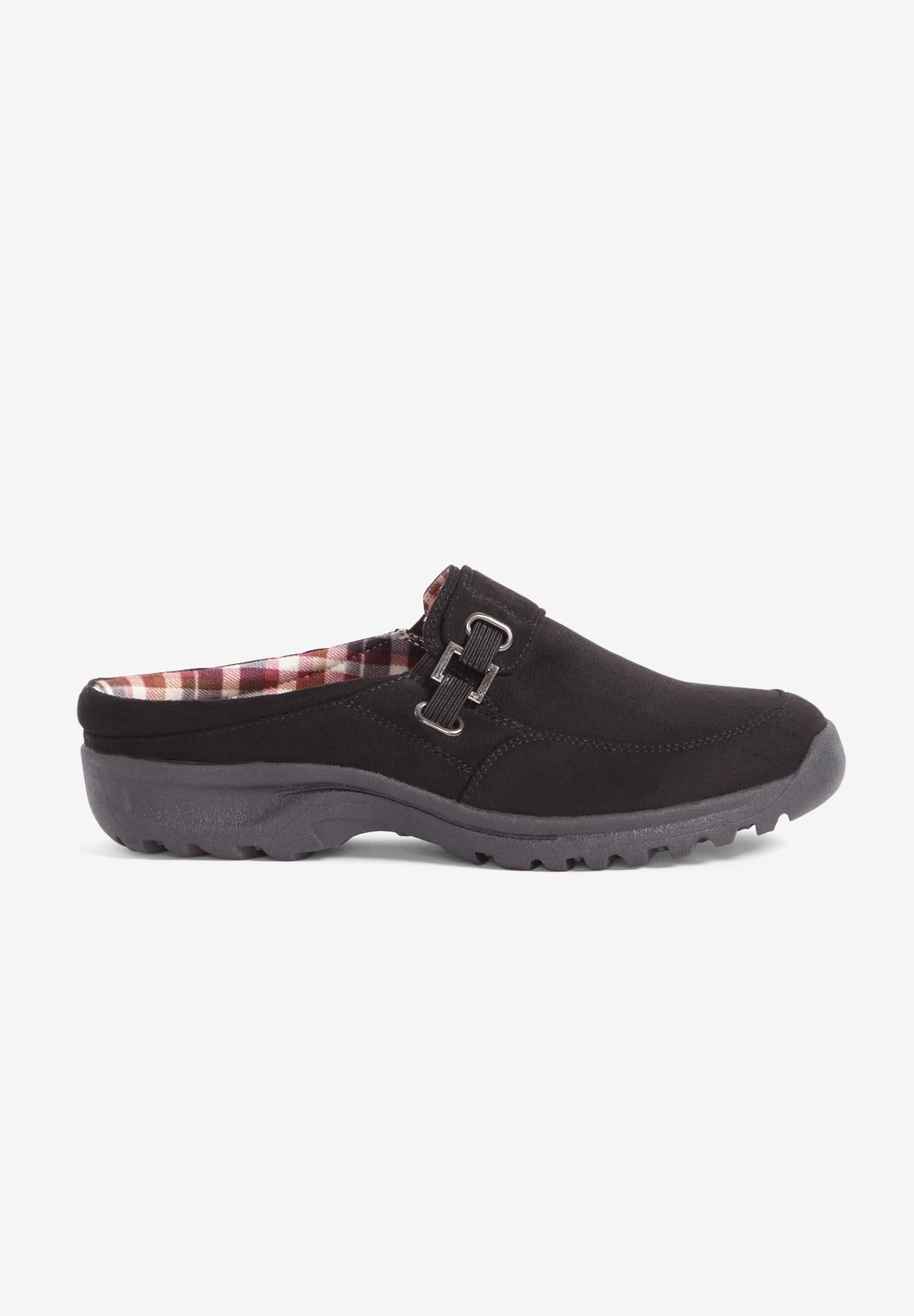 Comfortview Women's Wide Width Joy Mule Slip-On Shoes - Comfortable House Slippers for Relaxing at Home, Lounging & Errands