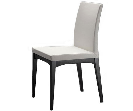 BUSETTO S211 Genuine Leather Dining Chair - Handcrafted in Italy - Modern & Elegant Home Decor for Dining Room, Kitchen, or Office