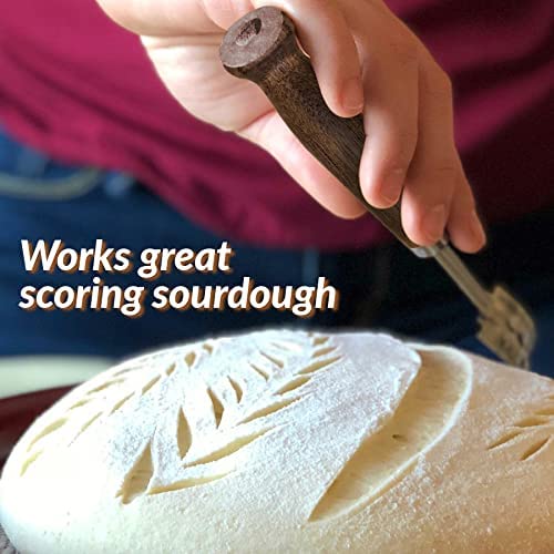 Bread Bosses Professional Bread Lame - Stainless Steel Dough Scoring Knife for Sourdough Baking, Bread Making Tools with Razor Blades - Perfect Gift for Bakers & Ideal for Home Baking, Artisan Bread Preparation