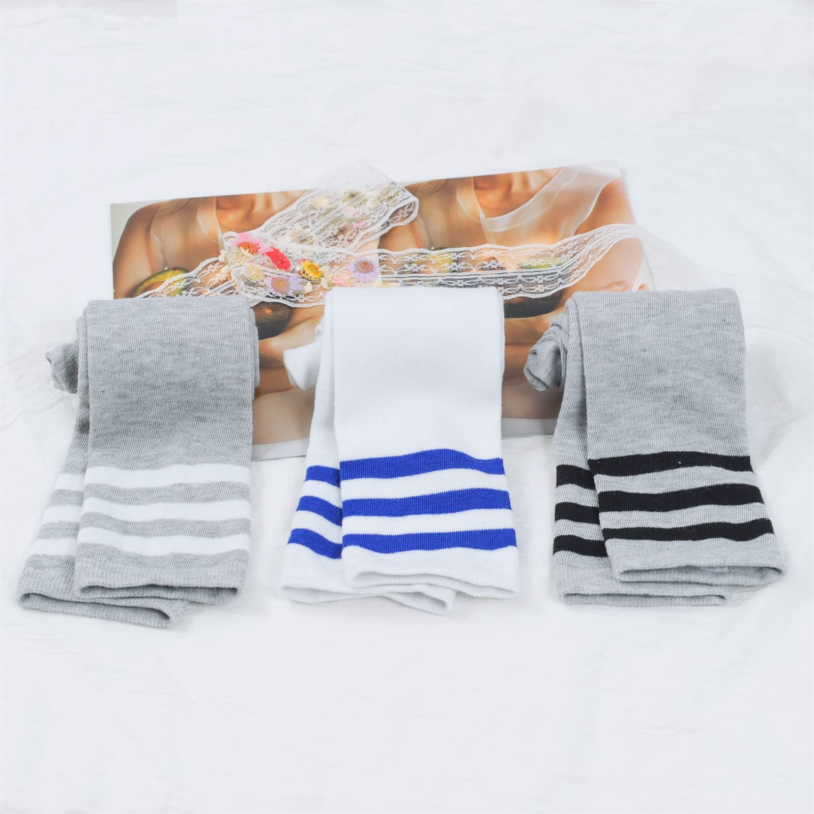Intgoodluckycc Women's Over The Knee Socks - Thigh High Socks for Women, Long Knee High Stockings, Fashionable & Comfortable - Perfect for Winter, Cosplay, Office & Daily Wear