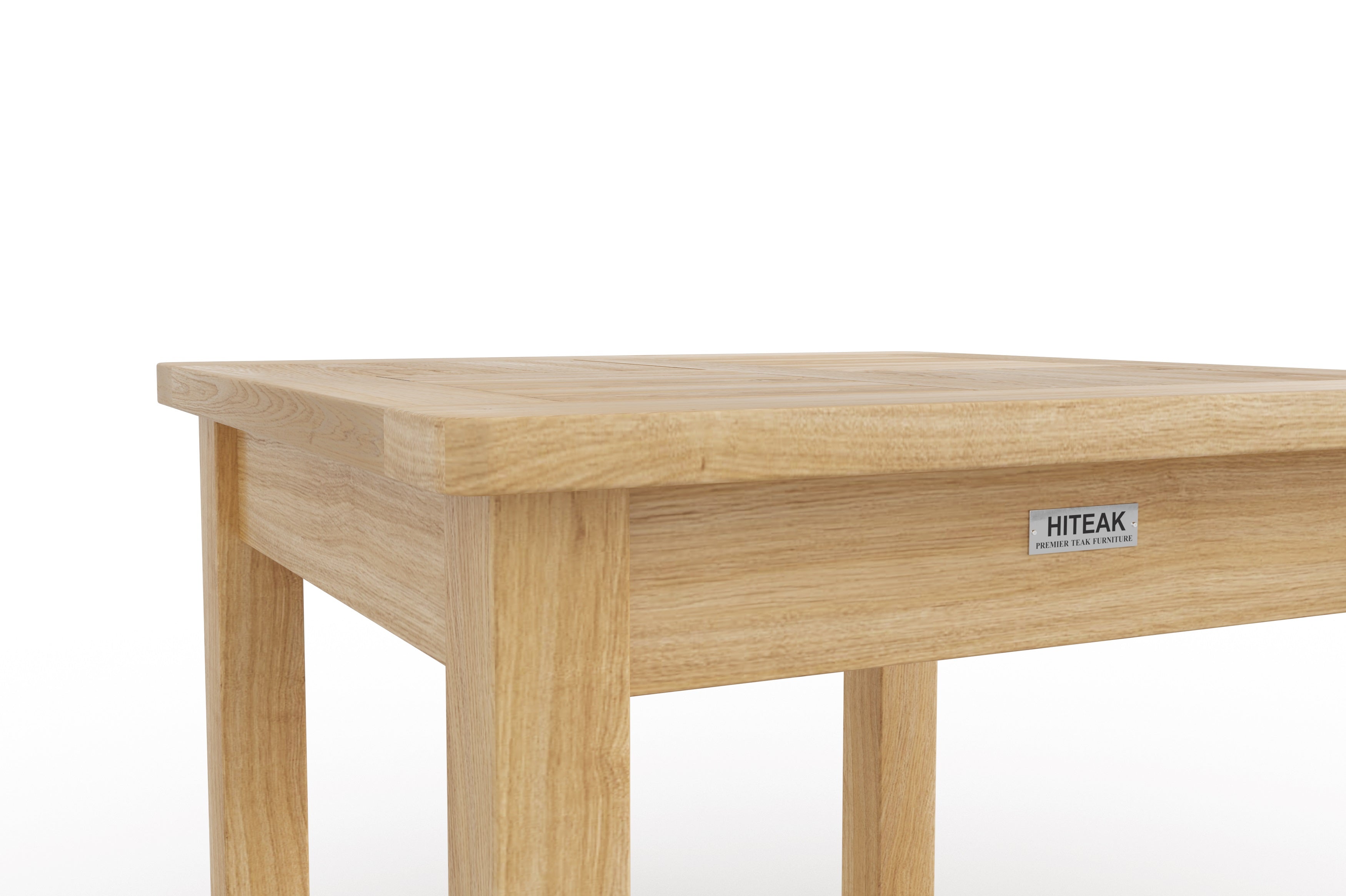 Dionne Square Teak Outdoor Side Table - Weather-Resistant Patio Furniture for Garden, Poolside & Deck - Perfect for Drinks, Books & Decor