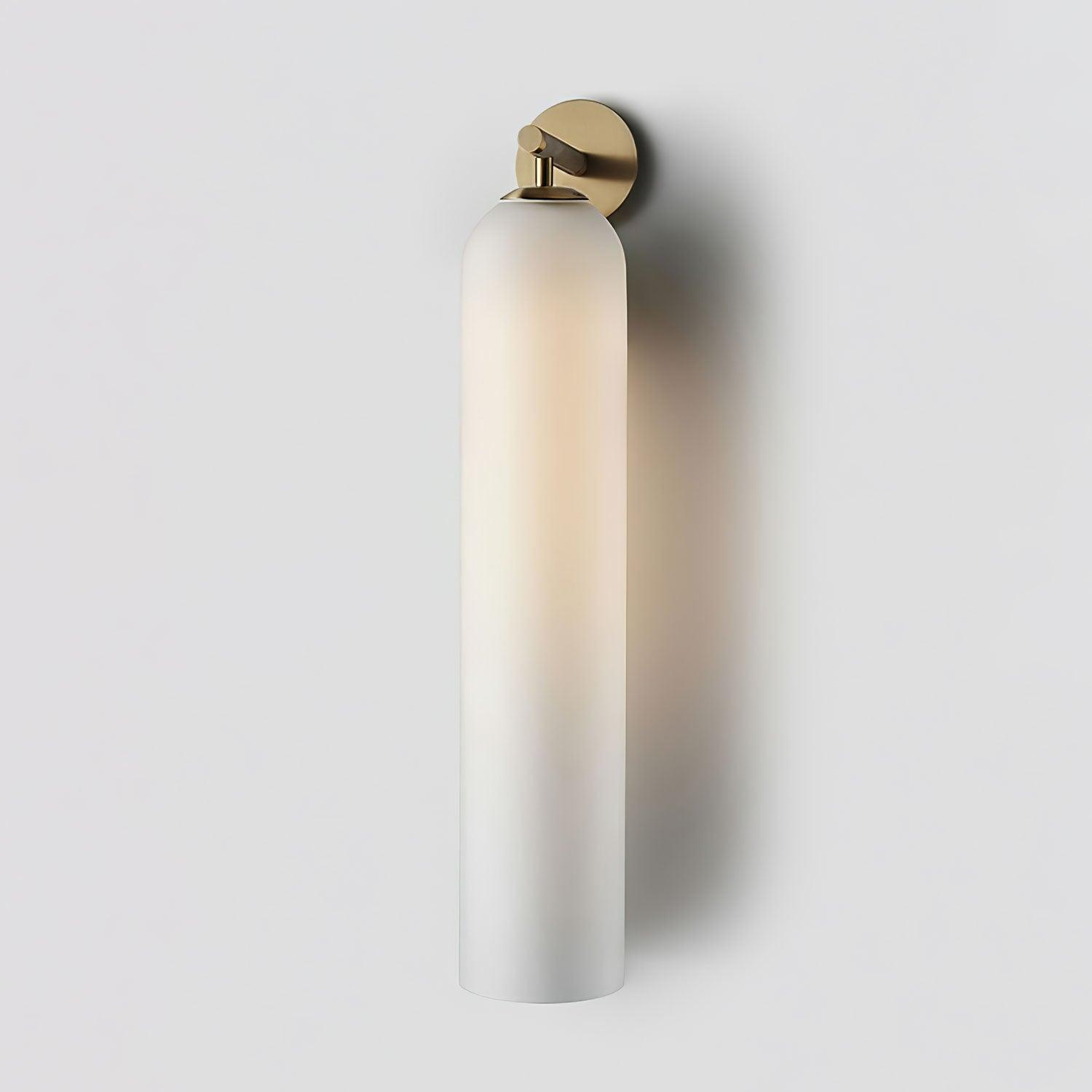 Handmade Art Glass Wall Sconce - Elegant Lighting Fixture for Living Room, Bedroom & Hallway Decor - Dimmable LED Light for Ambient & Accent Lighting