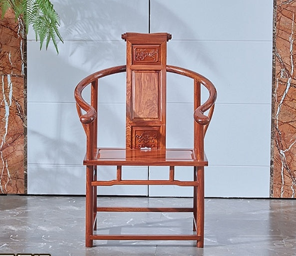 Premium African Rosewood Tea Table Set - Handcrafted Wooden Coffee Table with Elegant Carvings - Perfect for Living Room, Lounge, or Outdoor Garden Tea Party