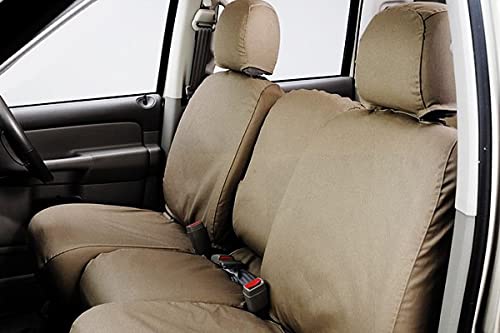 Covercraft SS2476PCTP Custom Fit Car Seat Covers - Premium Protection for Trucks & SUVs | Perfect for Off-Roading, Work Commutes & Family Road Trips