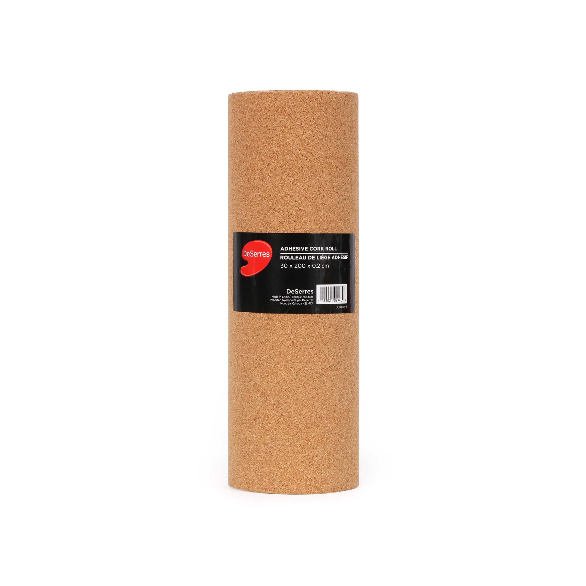 Self-Adhesive Cork Roll - 30 cm x 1.5 mm Thick Natural Cork Board Sheet for DIY Crafts, Bulletin Boards, Office & Home Decor - Peel and Stick Wall Padding, Soundproofing, Memo Board Backing