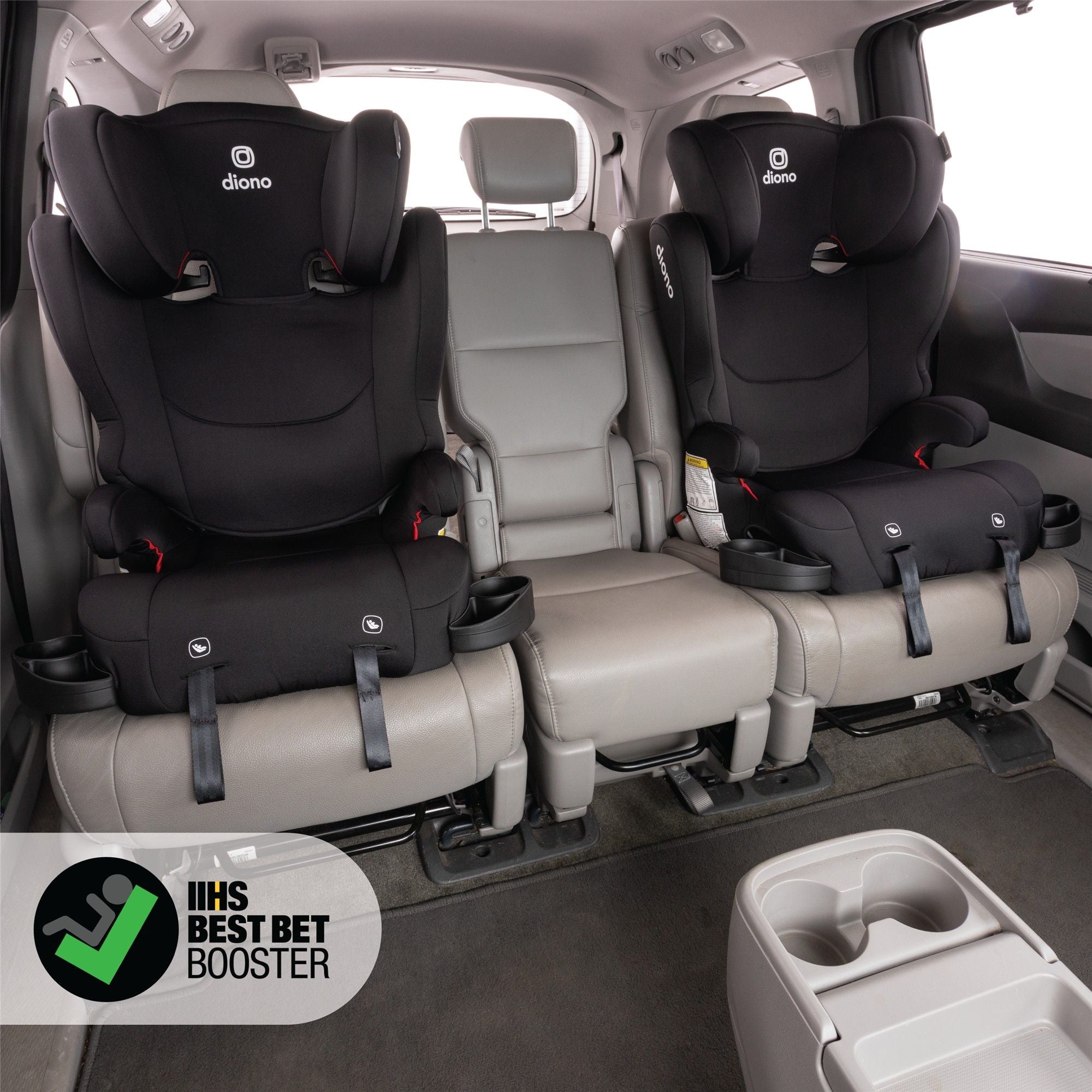 Diono XL 2-in-1 Booster Car Seat for Kids - Safe & Comfortable Convertible Car Seat for Toddlers to Big Kids (5-120 lbs) - Perfect for Travel, School Runs & Family Road Trips