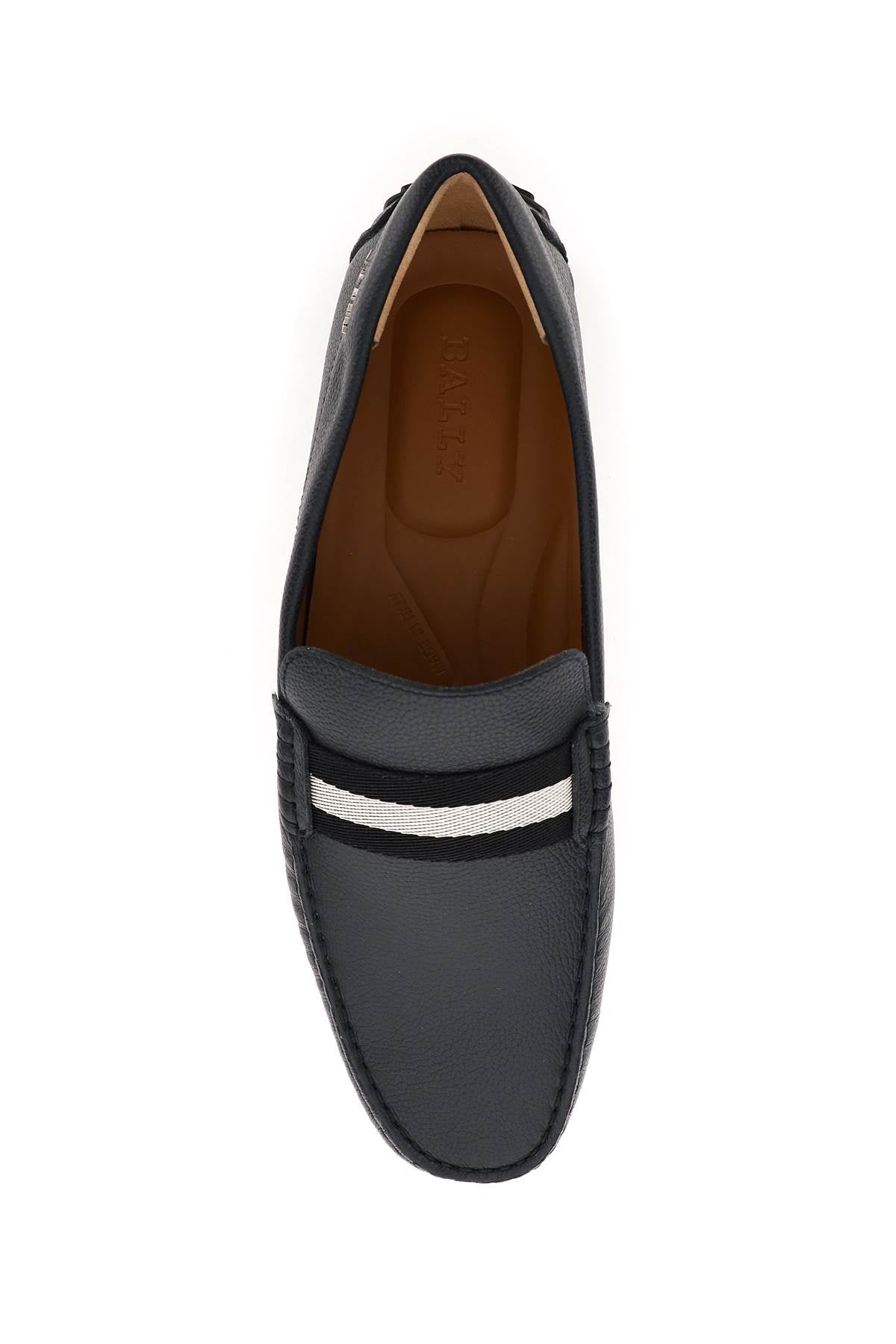 Bally Pearce Loafers for Men - Premium Leather Slip-On Shoes - Comfortable & Stylish for Business, Casual & Travel