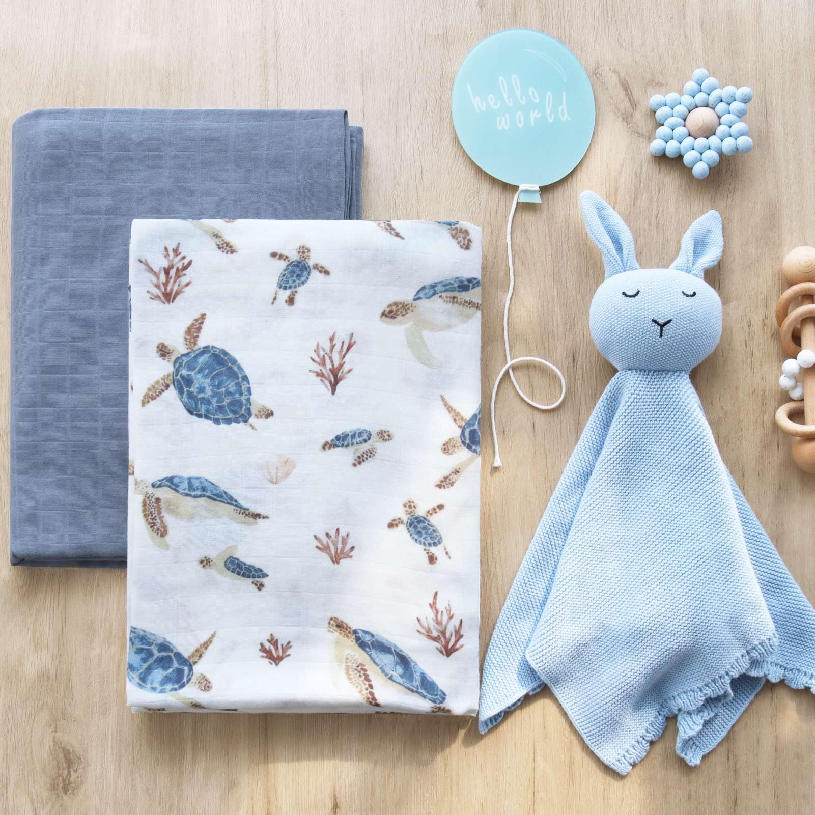 Organic Muslin Swaddle Blankets for Baby - Soft Breathable Neutral Swaddling Wraps, Washcloths & Nursery Receiving Blankets for Boys & Girls | Perfect for Newborn Sleep, Swaddling & Photo Shoots