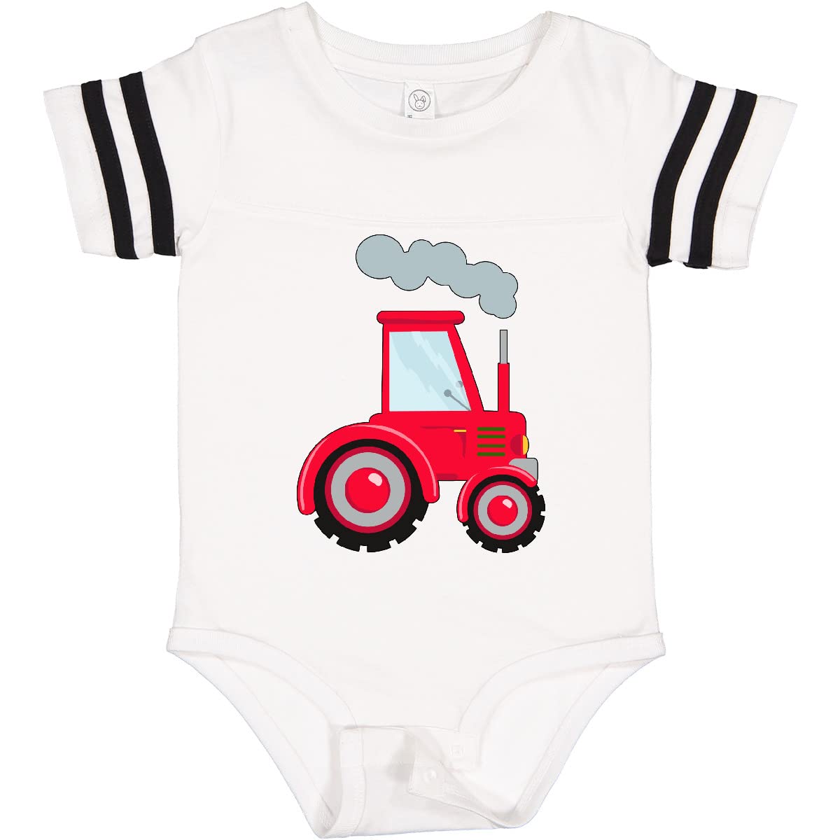 Inktastic Fun Red Tractor Baby Bodysuit - Cute Farm-Themed Cotton Onesie for Newborns & Infants - Perfect for Playtime, Photo Shoots & Everyday Wear