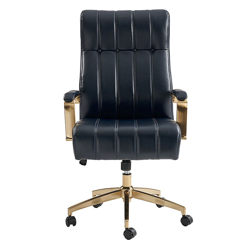 Premium Conelius Leather Ergonomic Executive Office Chair - High Back Adjustable Swivel Chair with Lumbar Support for Home & Office Workspace, Perfect for Long Hours Sitting Comfort
