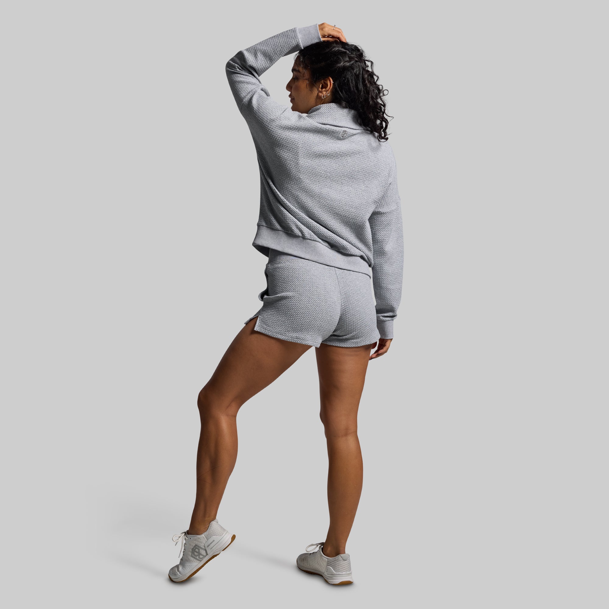 Women's Revive Cloud Short Set - Soft & Comfortable Lounge Wear (Paloma Grey) | Perfect for Yoga, Running, and Relaxing at Home