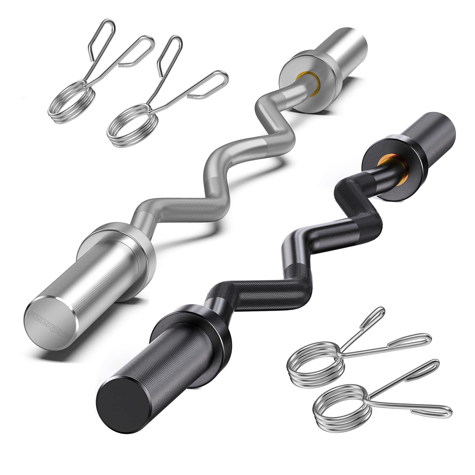 FEIERDUN Olympic EZ Curl Bar 47