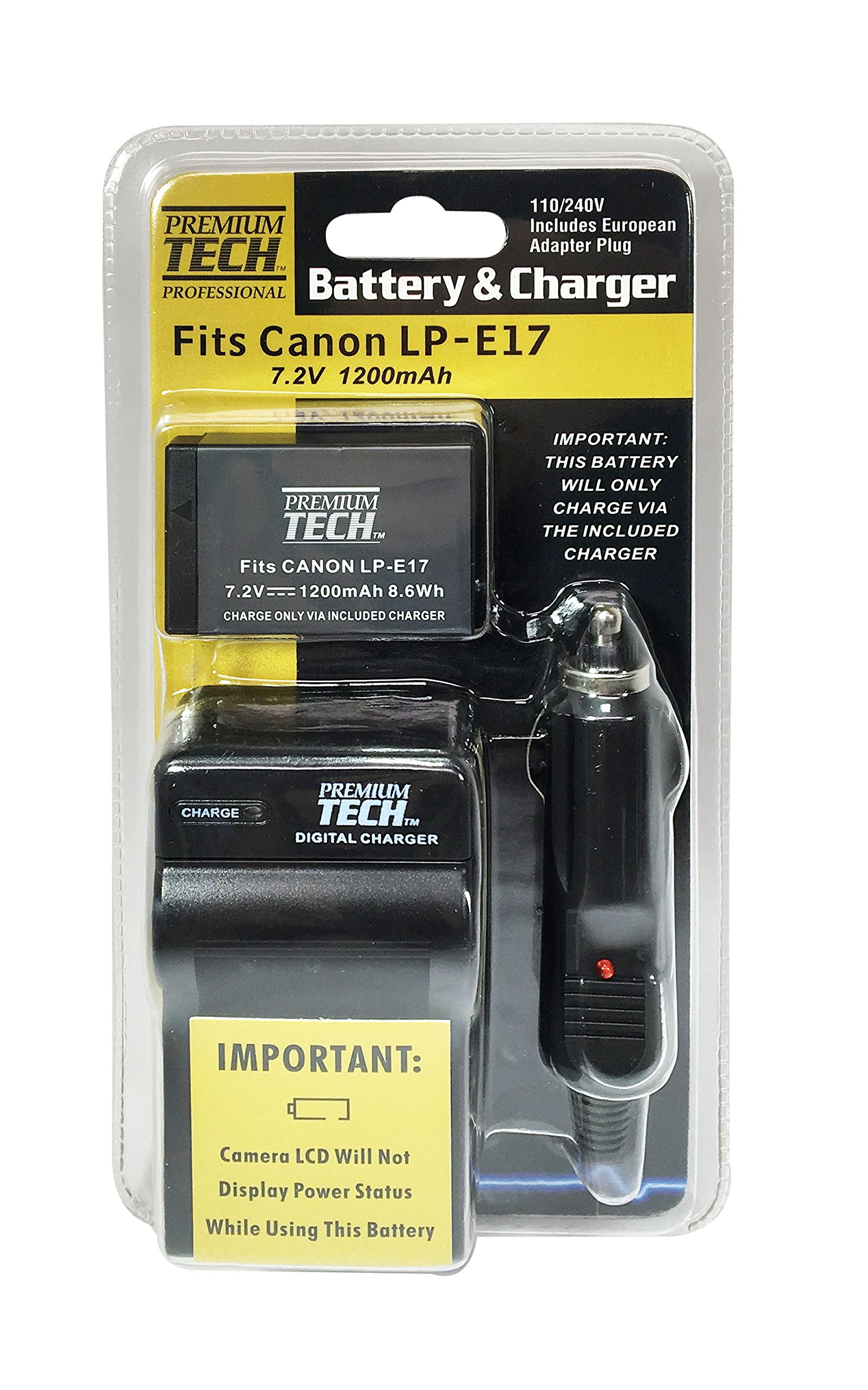 Canon EOS Rebel SL3 Accessory Kit with Battery & Cleaning Kit for Travel Photography