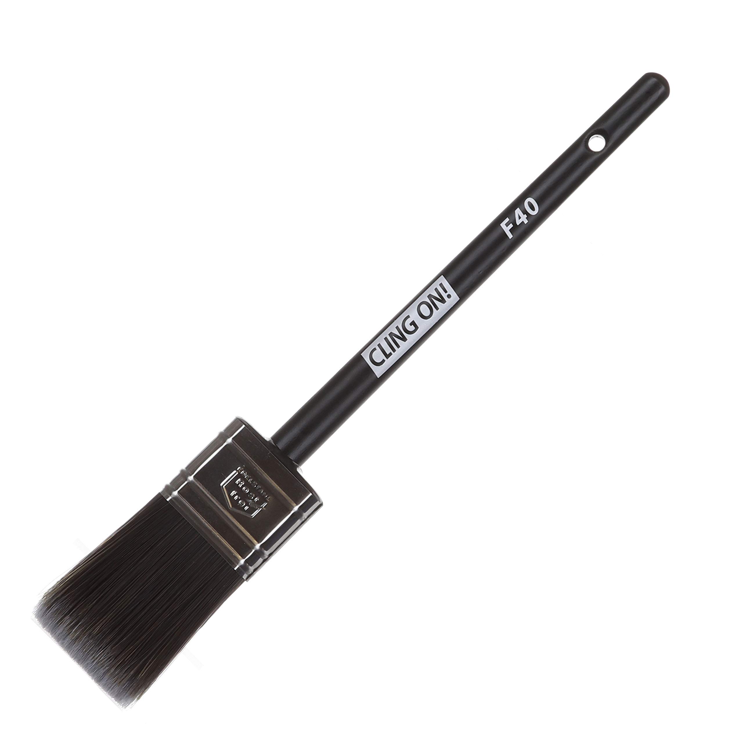 Premium F40 Flat Paint Brush for Chalk Paint & Water-Based Paints - Perfect for Furniture Makeovers, DIY Crafts & Home Decor Projects