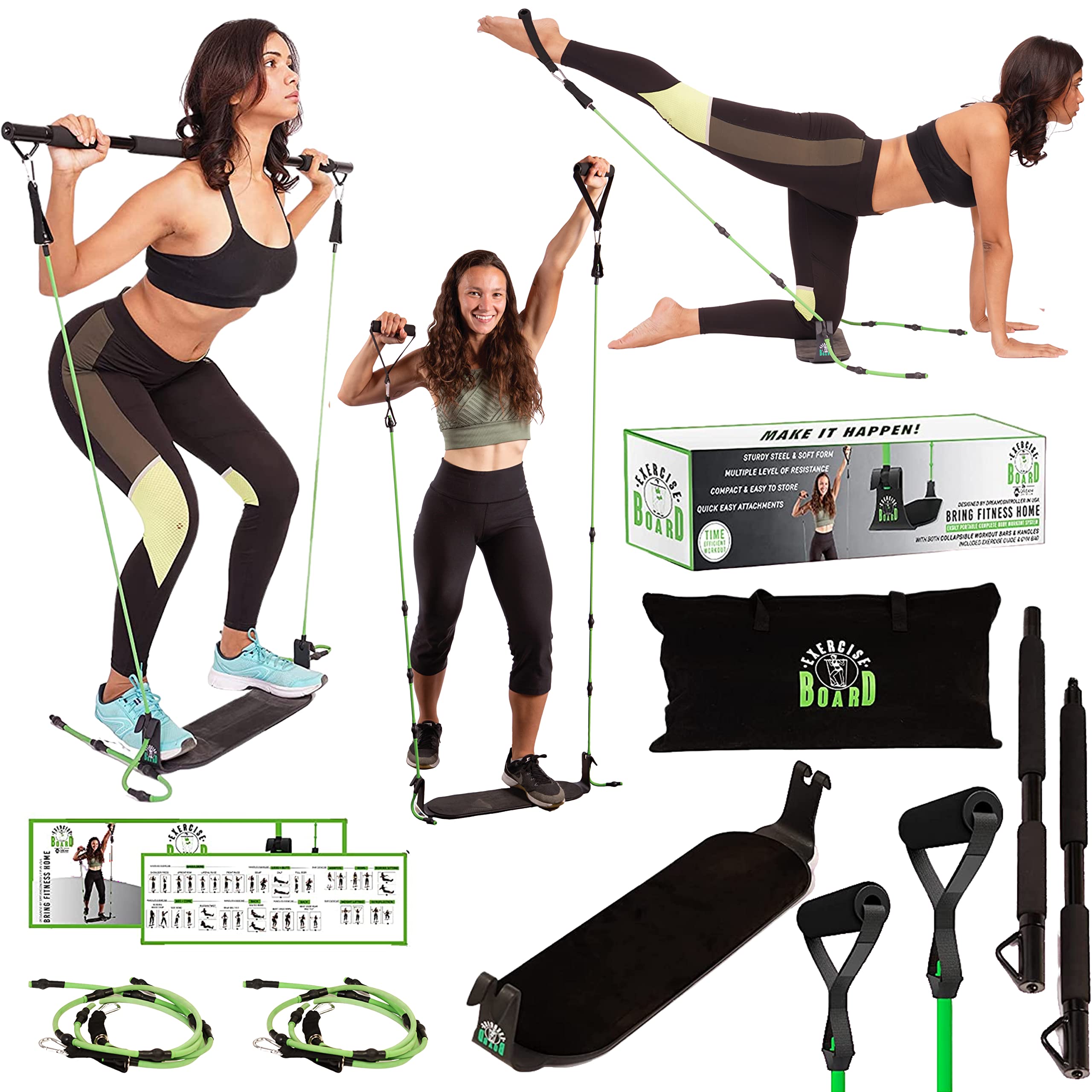 Women's Portable Home Gym Equipment for Full Body Workout | Travel & Crossfit Training