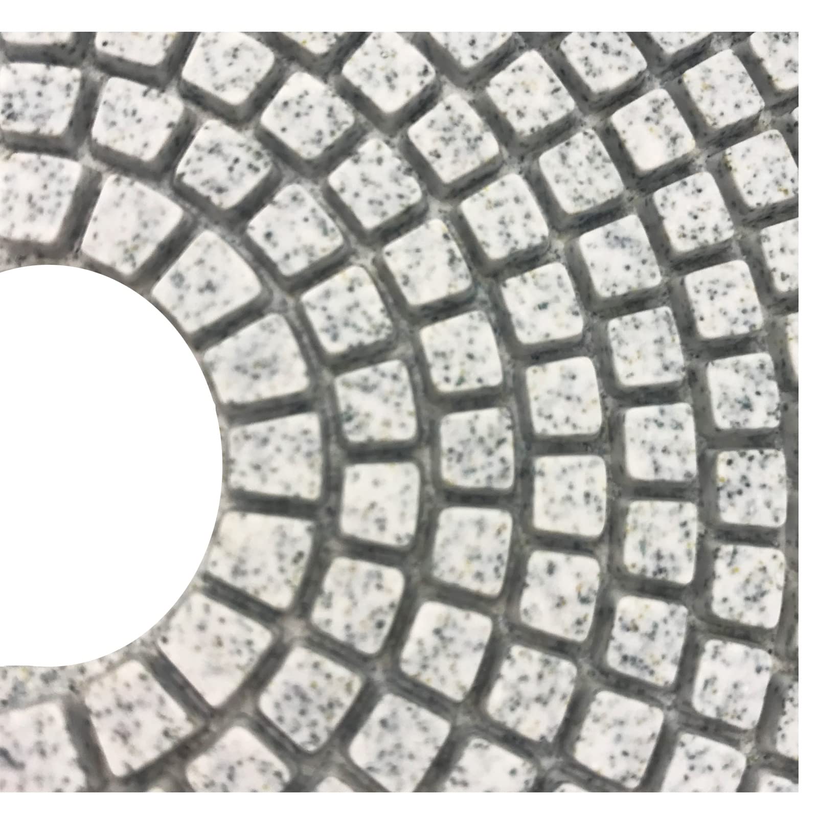 7 Inch Diamond Polishing Pad (Grit 400) - Wet/Dry Tile Polishing Disc for Angle Grinder - Perfect for Concrete, Marble, Quartz, Granite Countertops & Stone Surfaces - Ideal for Home Renovation, DIY Projects & Professional Stone Polishing