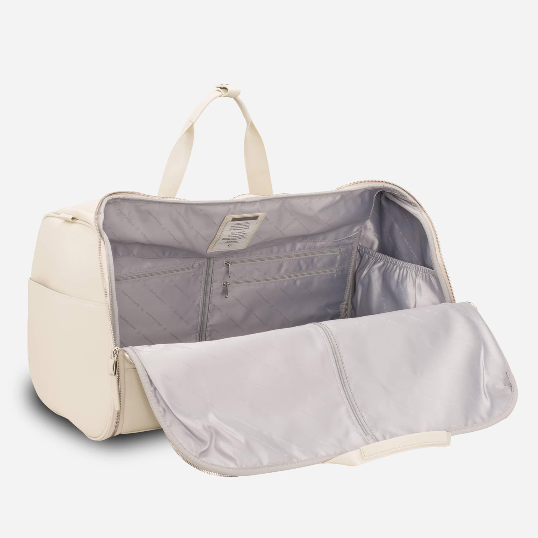 Premium Signature Garment Duffel Bag - Large Travel Duffel for Gym, Work & Weekend Trips - Durable Waterproof Carryall with Shoulder Strap - Perfect for Sports, Business Travel & Outdoor Adventures