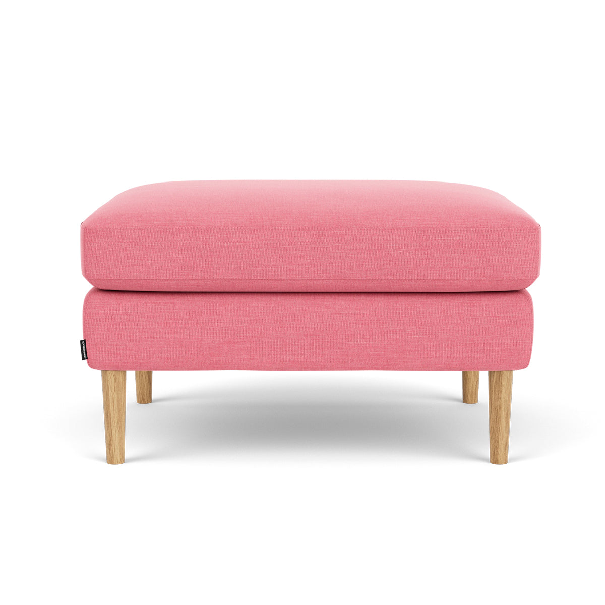 Astha Fabric Ottoman Stool - Soft Round Storage Pouf with Removable Cover for Living Room, Bedroom & Nursery - Perfect for Extra Seating & Home Decor