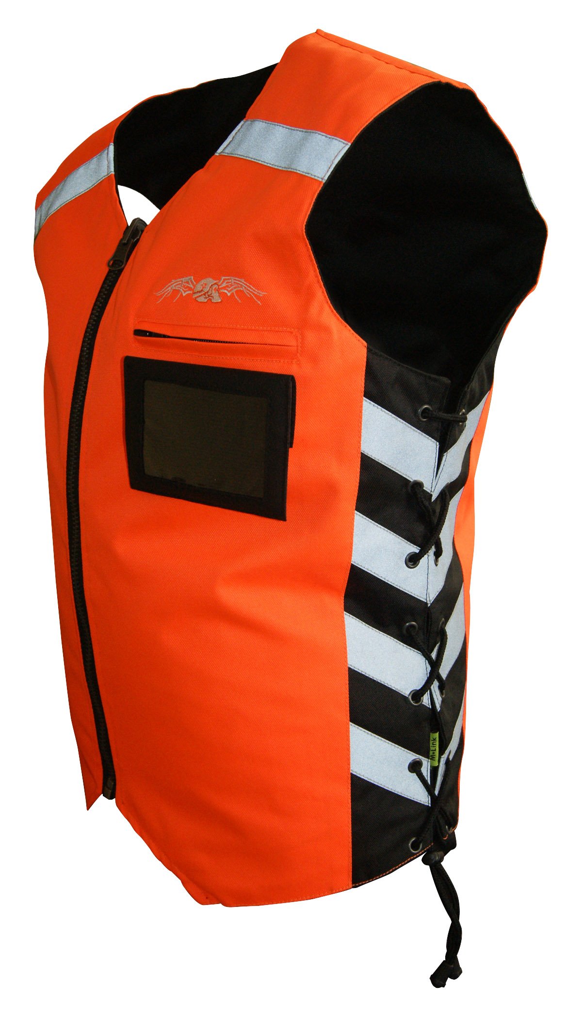 Missing Link Military Duty Reversible Safety Vest - High Visibility Reflective Work Vest for Construction, Roadside, Emergency & Nighttime Use