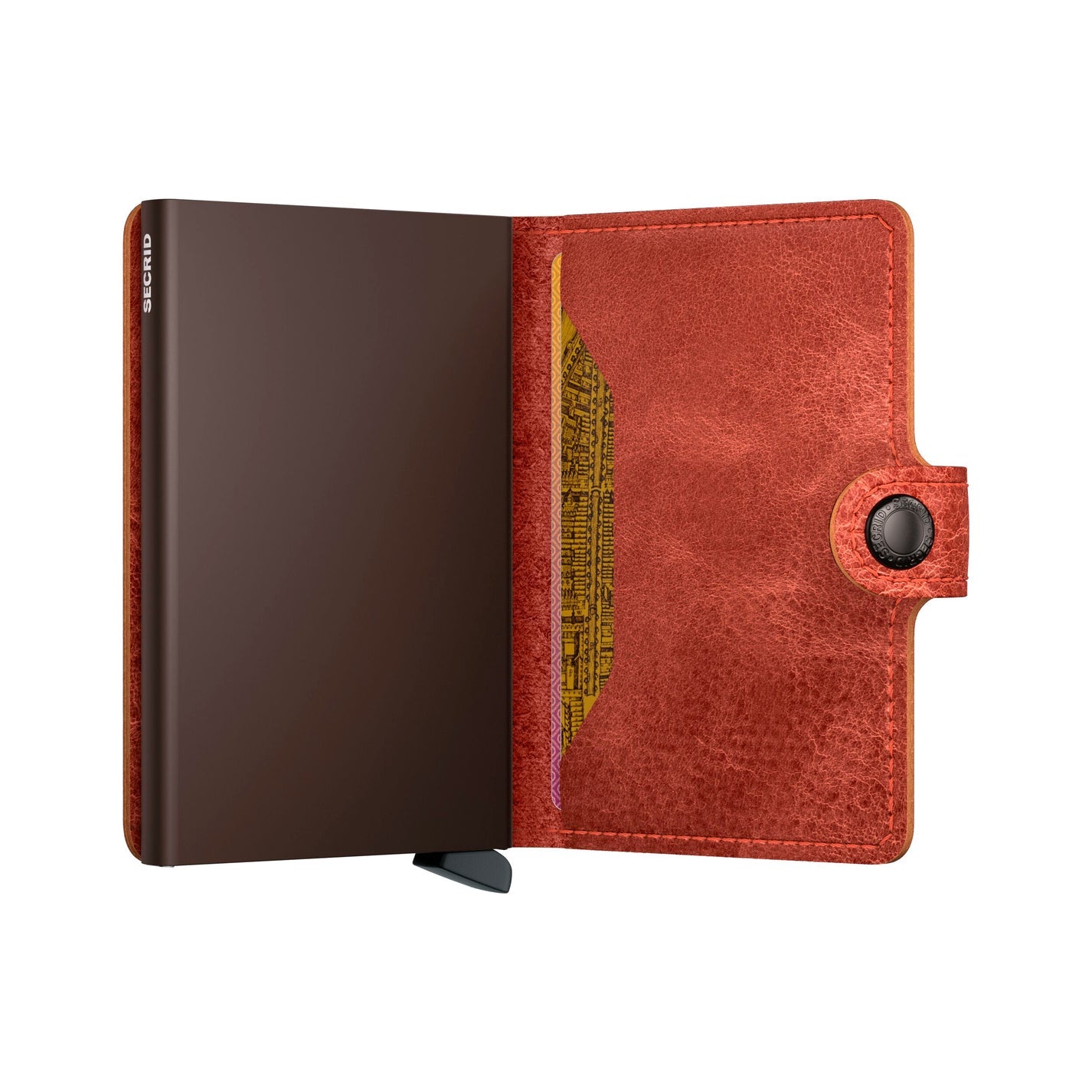 SECRID Vintage Leather Mini Wallet for Women & Men - RFID Blocking Slim Card Holder - Perfect for Travel, Business & Everyday Use