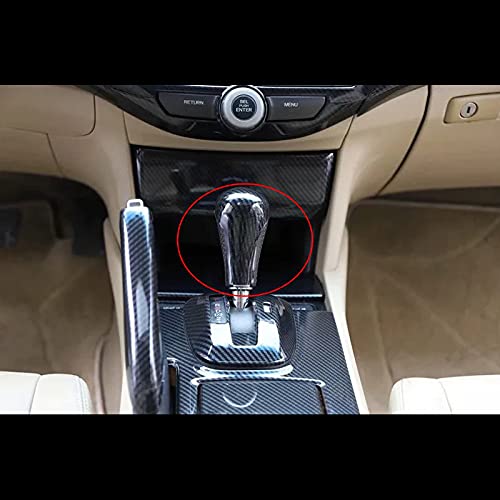 1PC Carbon Fiber ABS Gear Shift Knob Panel Frame Cover Trim for Honda Accord 2008-2013 - Car Styling Accessories for Interior Upgrade & Enhanced Driving Experience