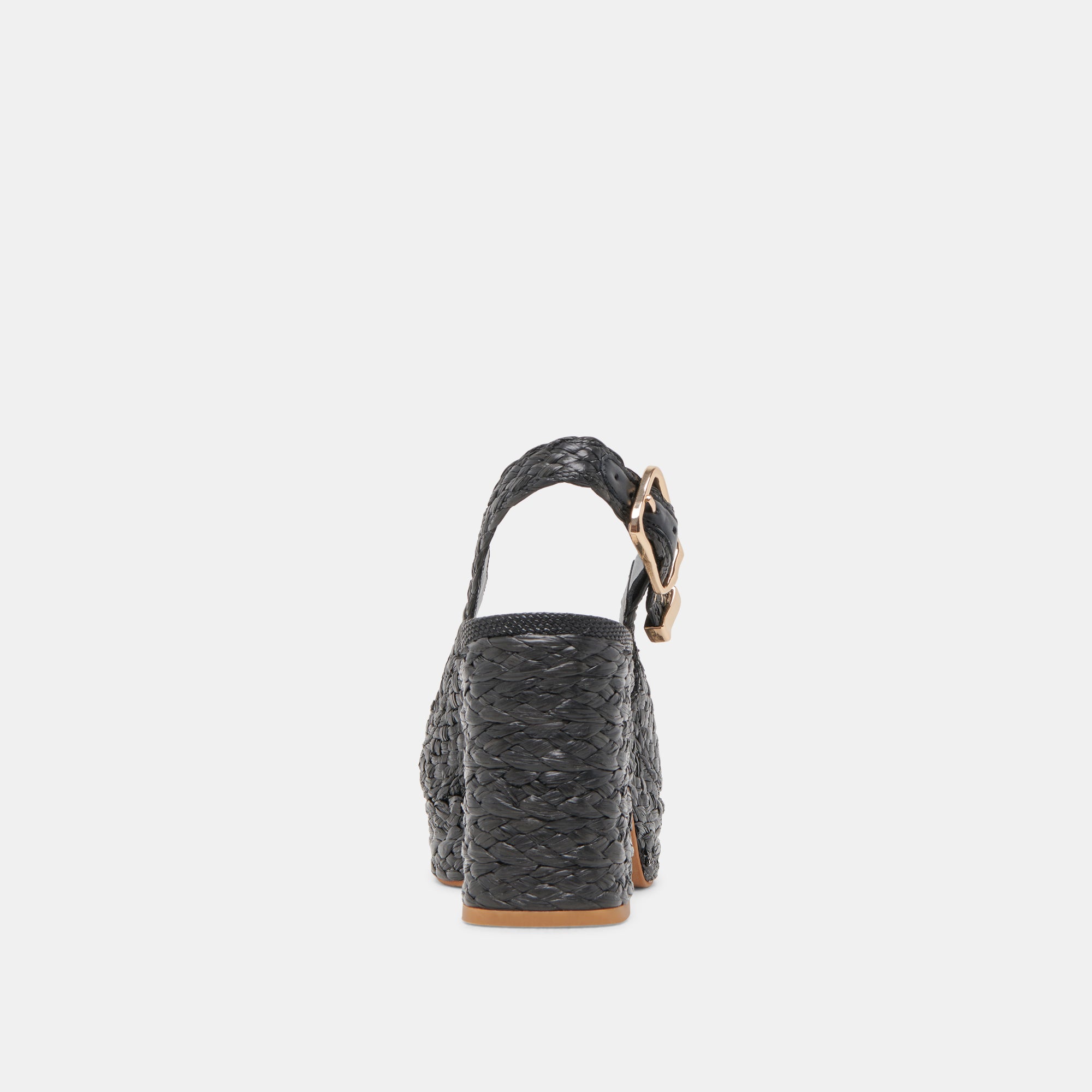 FLORES Women's Onyx Raffia High Heels - Stylish Comfort for Weddings, Parties & Evening Events