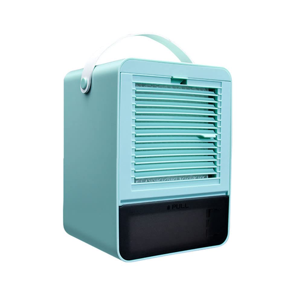 Riloer Portable Air Conditioner Fan with USB Charging | Compact Evaporative Air Cooler & Humidifier | 3-Speed Desktop Cooling Fan for Home, Office, Bedroom | Perfect for Personal Space, Workstation & Small Rooms