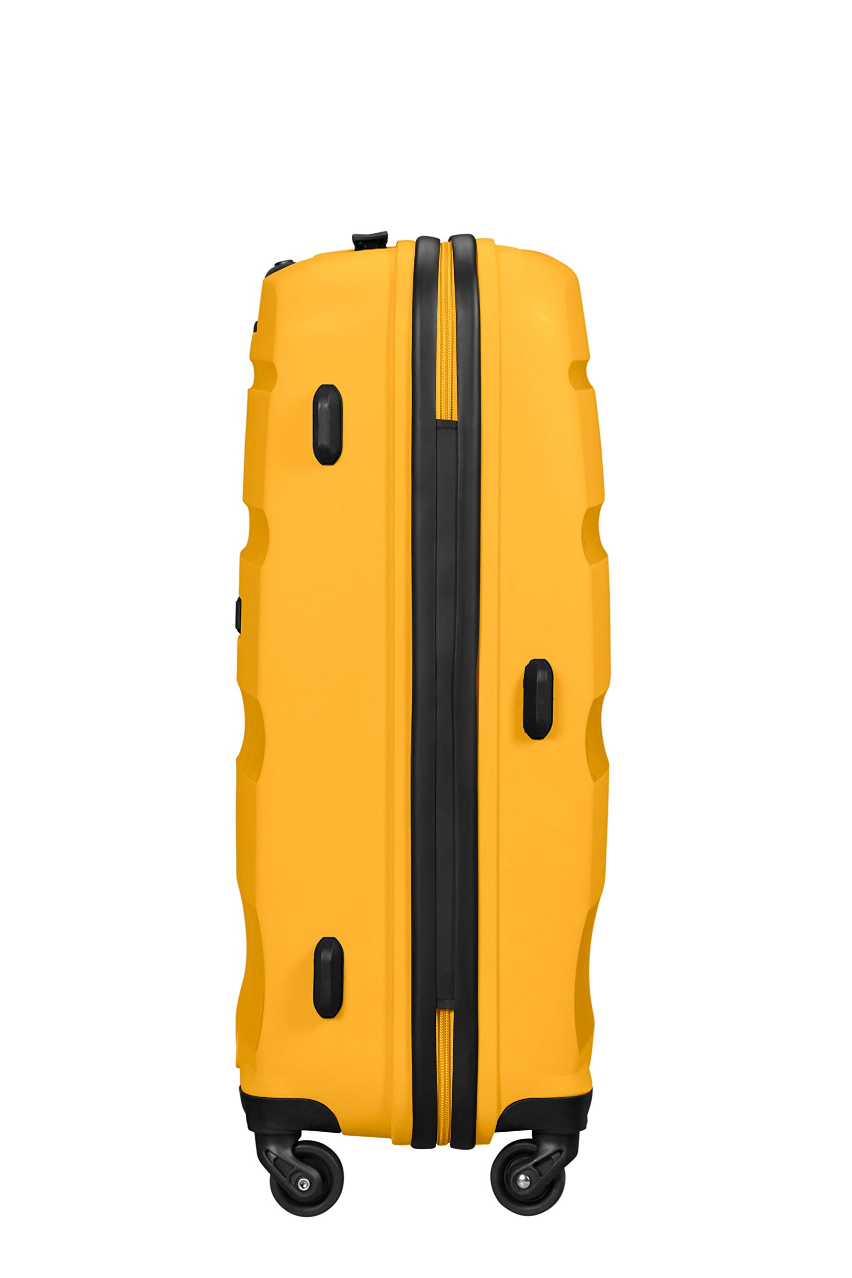 American Tourister Carry-On Luggage 66cm (57.5L) Light Yellow Medium Suitcase - Perfect for Air Travel & Weekend Getaways
