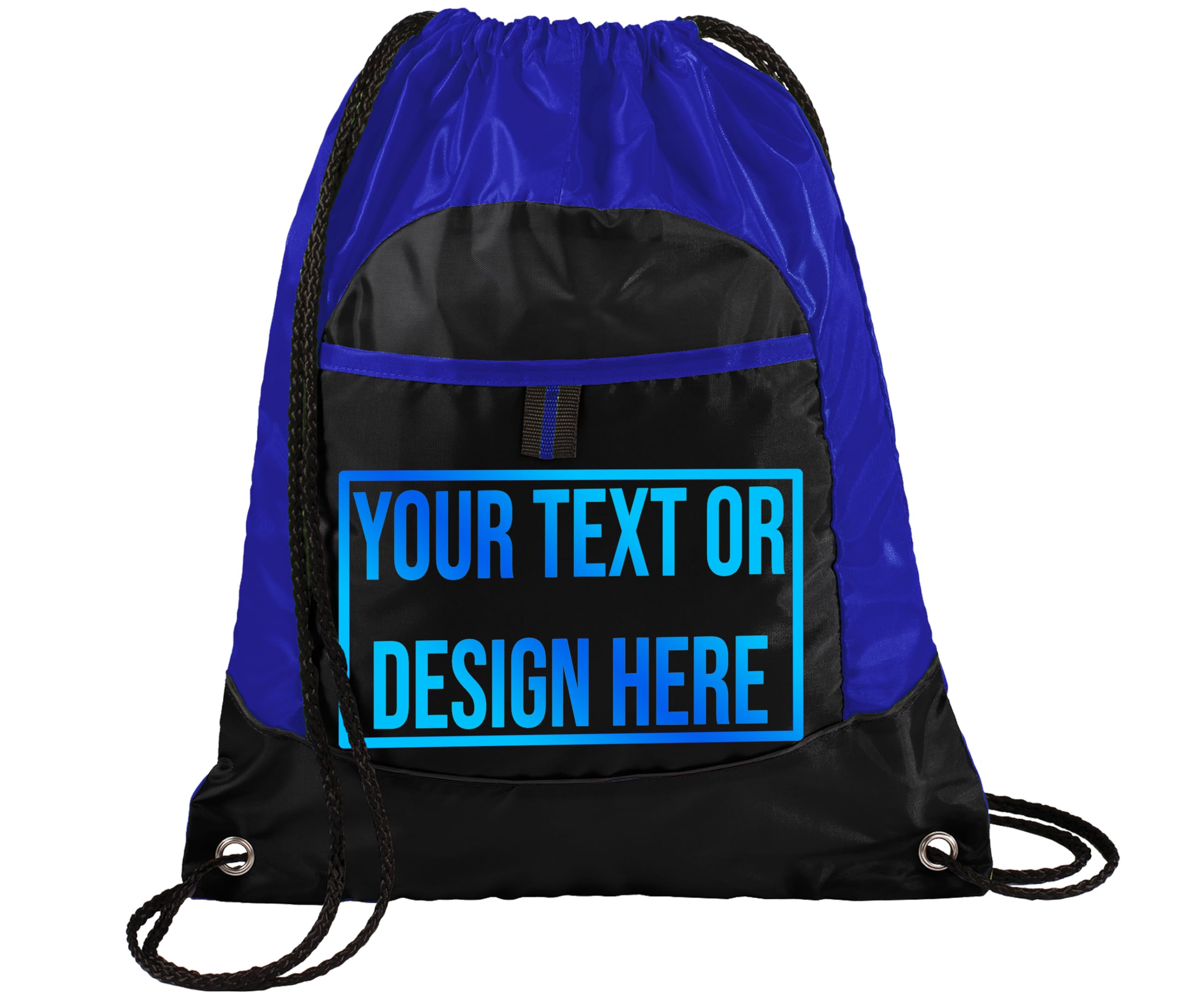 Custom Logo Cinch Bags - Personalized Drawstring Backpacks for Gym, Sports & Promotional Events - Bulk Discounts on Branded Gym Bags & Small Drawstring Backpacks - Perfect for Workouts, School, Travel & Corporate Giveaways