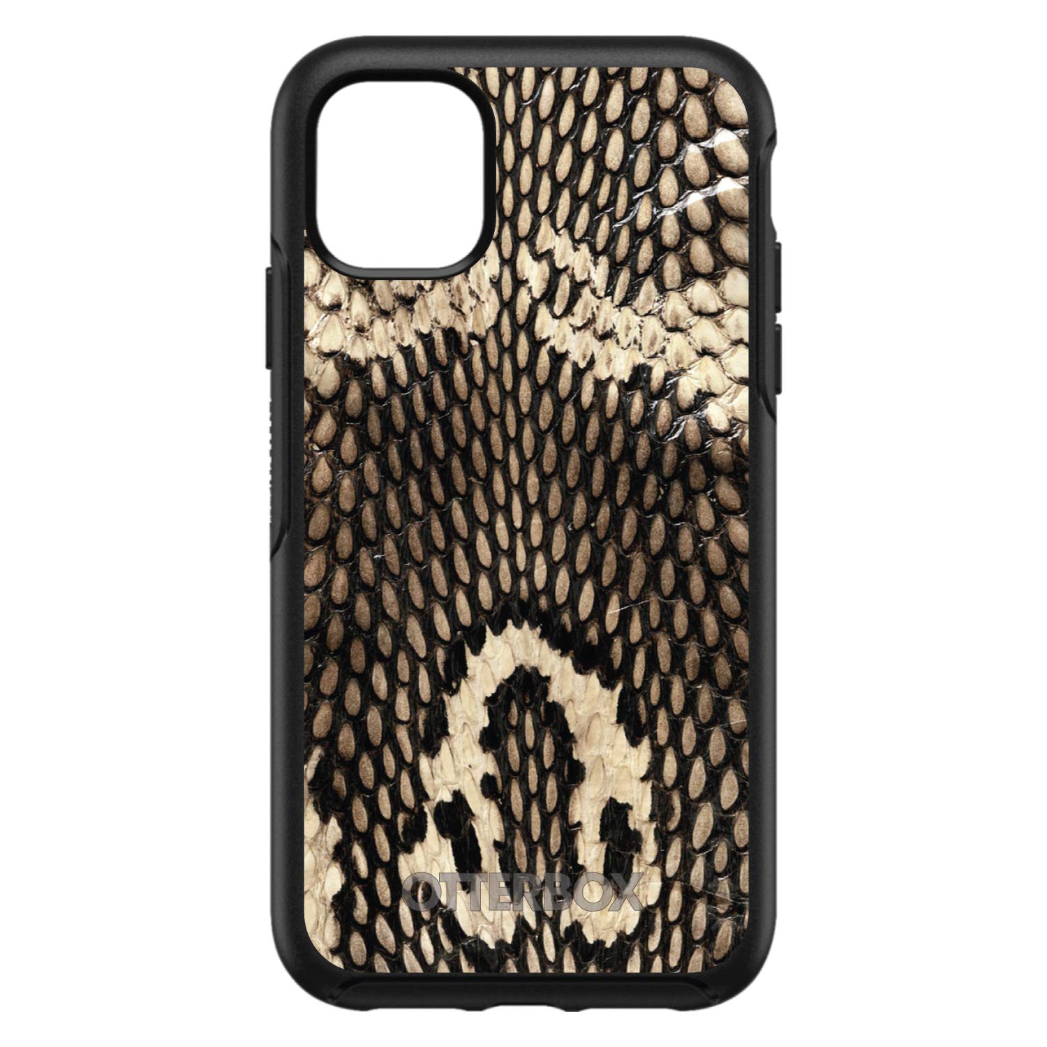 DistinctInk iPhone 11 Pro MAX Case (6.5 Inch) - Premium Snake Skin Texture Animal Print Cover - Shockproof Replacement for OtterBox Symmetry - Perfect for Work, Travel & Outdoor Protection