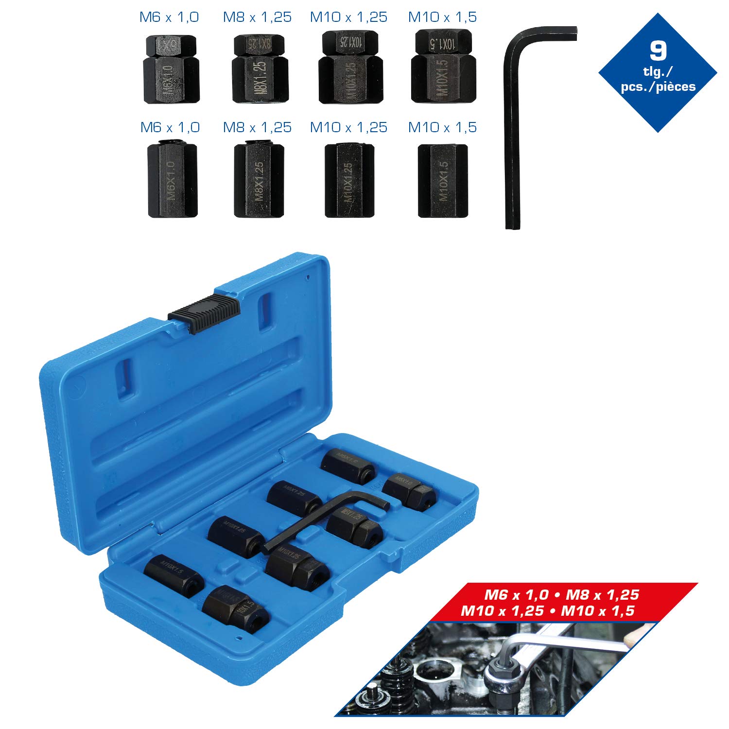 BT542000 Stud Bolt Extractor Set - Auto Repair Essential