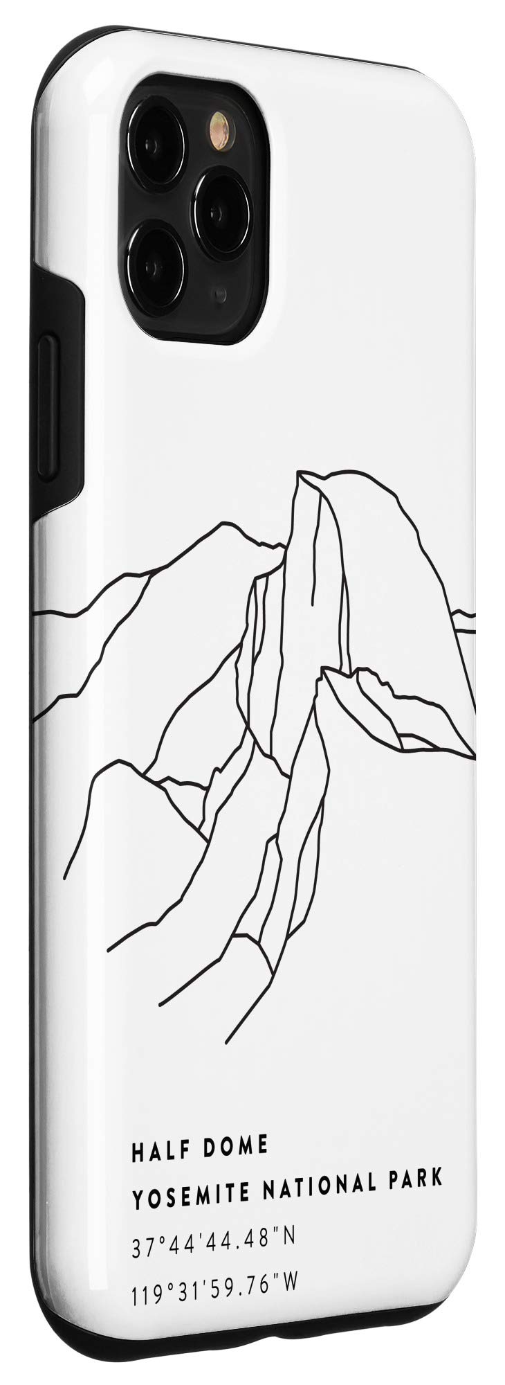 iPhone 11 Pro Max Case with Half Dome Yosemite National Park Design - Durable Protective Cover for Travel & Outdoor Enthusiasts | Perfect for Hiking, Camping and Adventure Photography