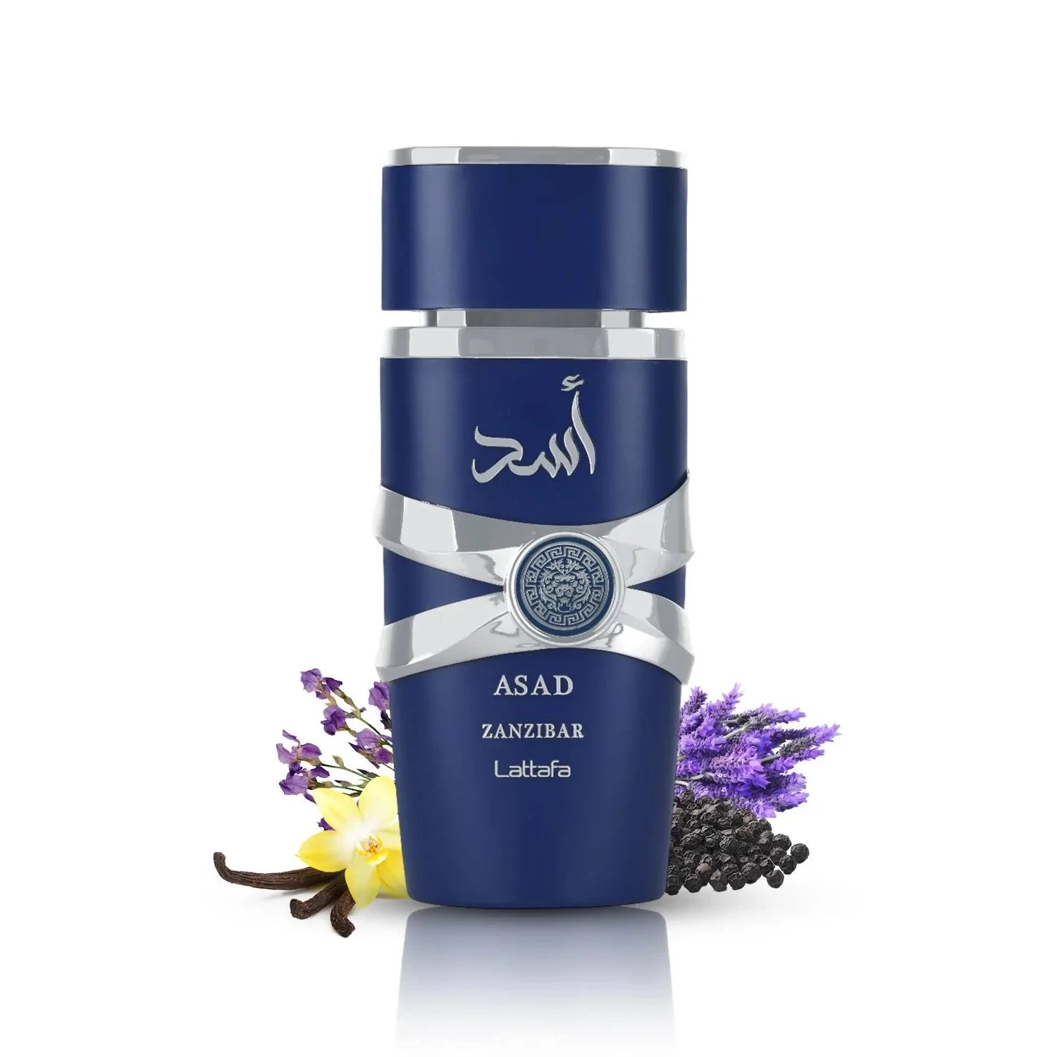Asad Zanzibar 3.4 oz Eau de Parfum for Men - Long Lasting Fragrance for Date Night & Special Occasions
