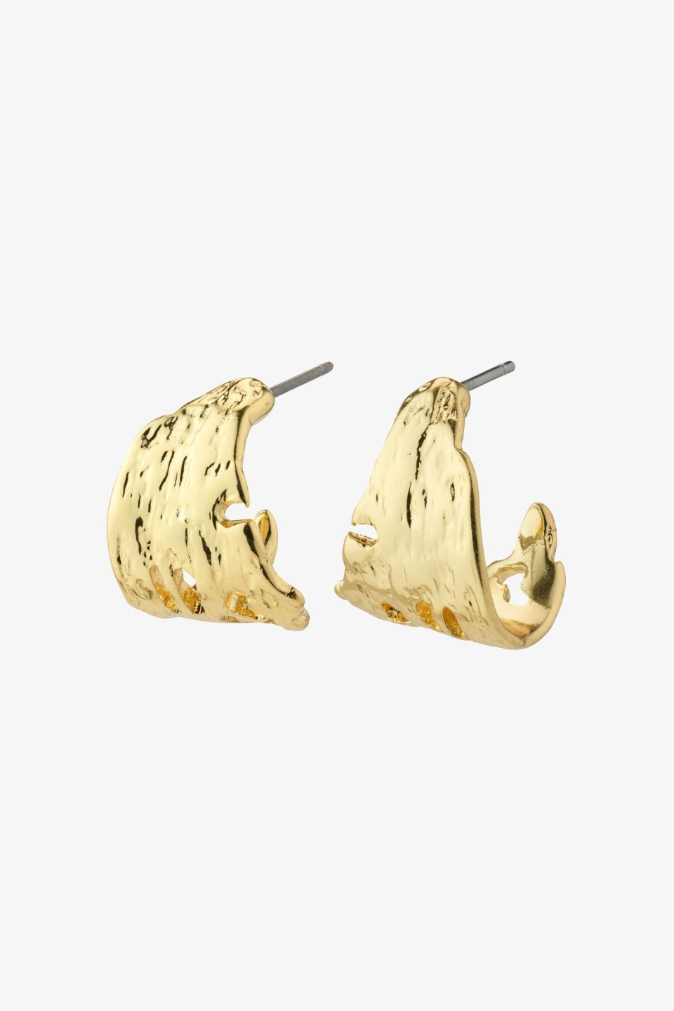 Brenda Hook EOL Recycled Gold Plated Stud Earrings for Women - Sustainable Fashion Jewelry Gift for Everyday Wear & Special Occasions