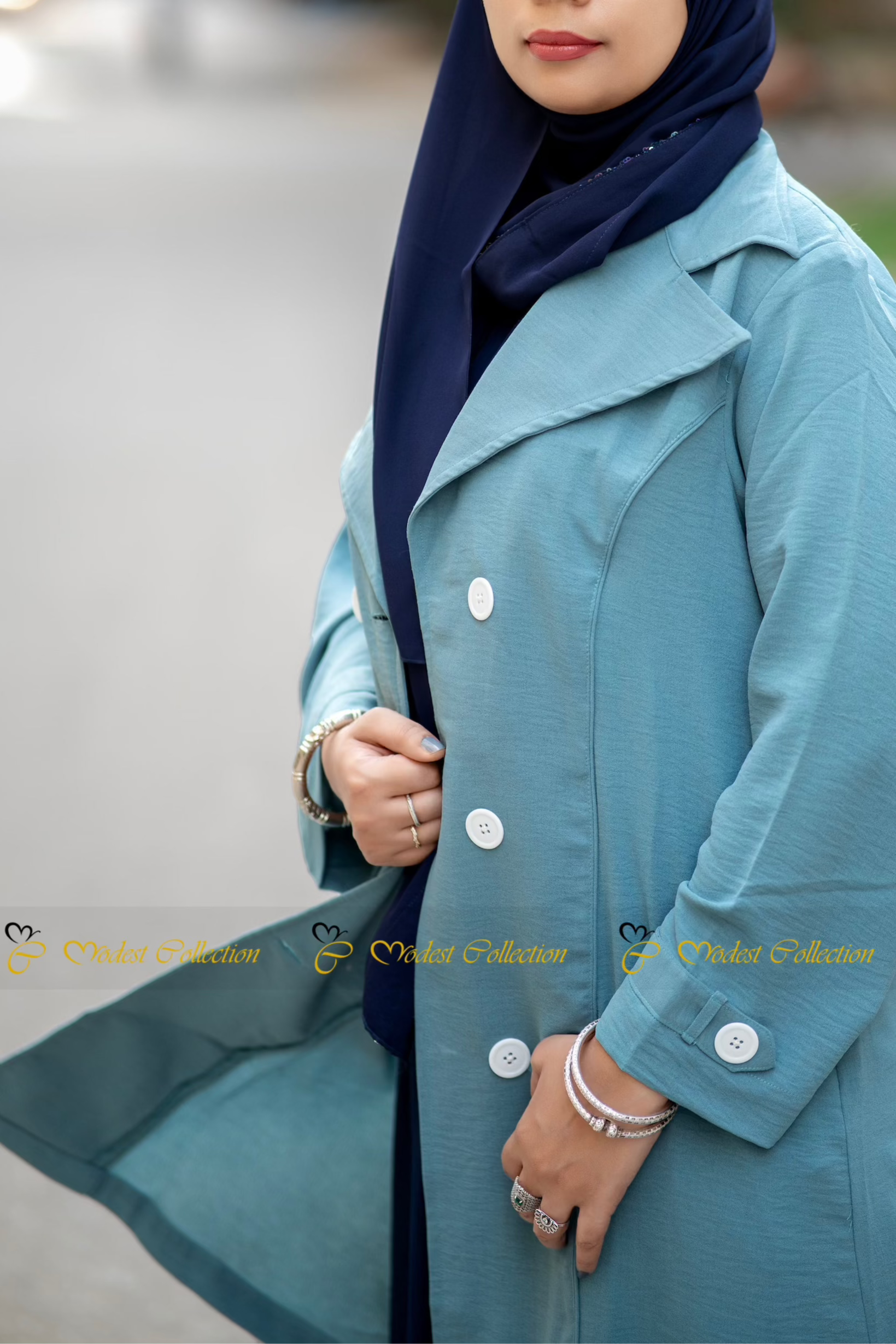 Lightweight Summer Coat in Mint Green - Perfect for Outdoor Activities, Travel & Casual Wear