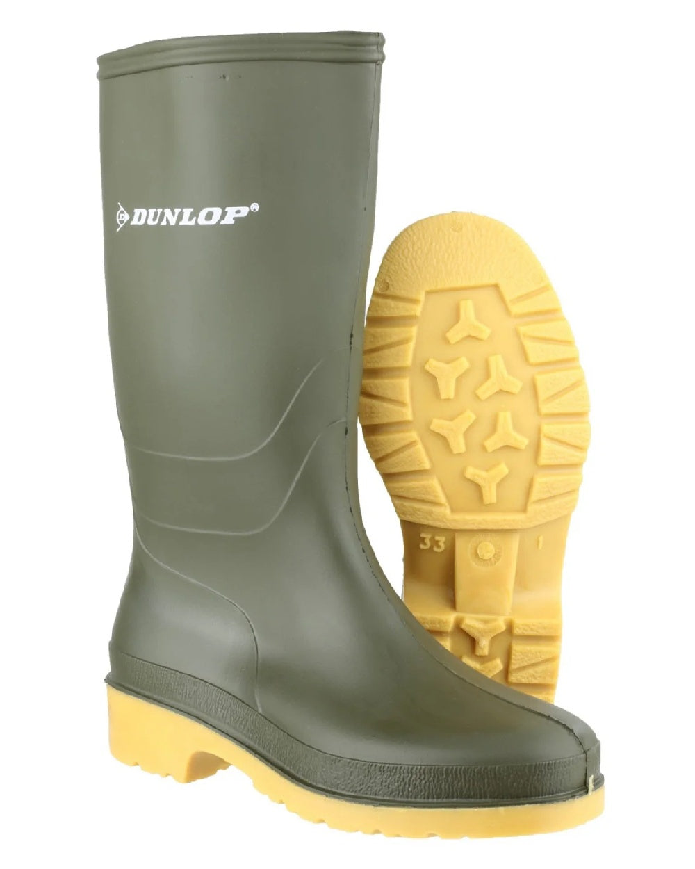 Dunlop Kids Waterproof Rain Boots - Non-Slip Rubber Wellingtons for Boys & Girls - Perfect for Puddles, Mud & Outdoor Play