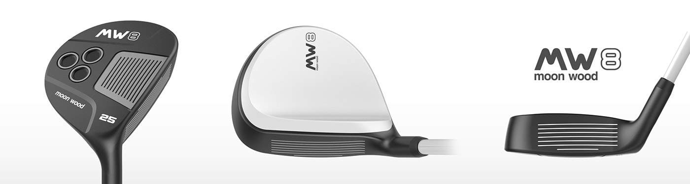 Premium MW8 Moon Wood Golf Fairway Wood for Men & Women - Legal Tournament Golf Club with Headcover - Perfect for Driving Range, Course Play & Competitive Tournaments