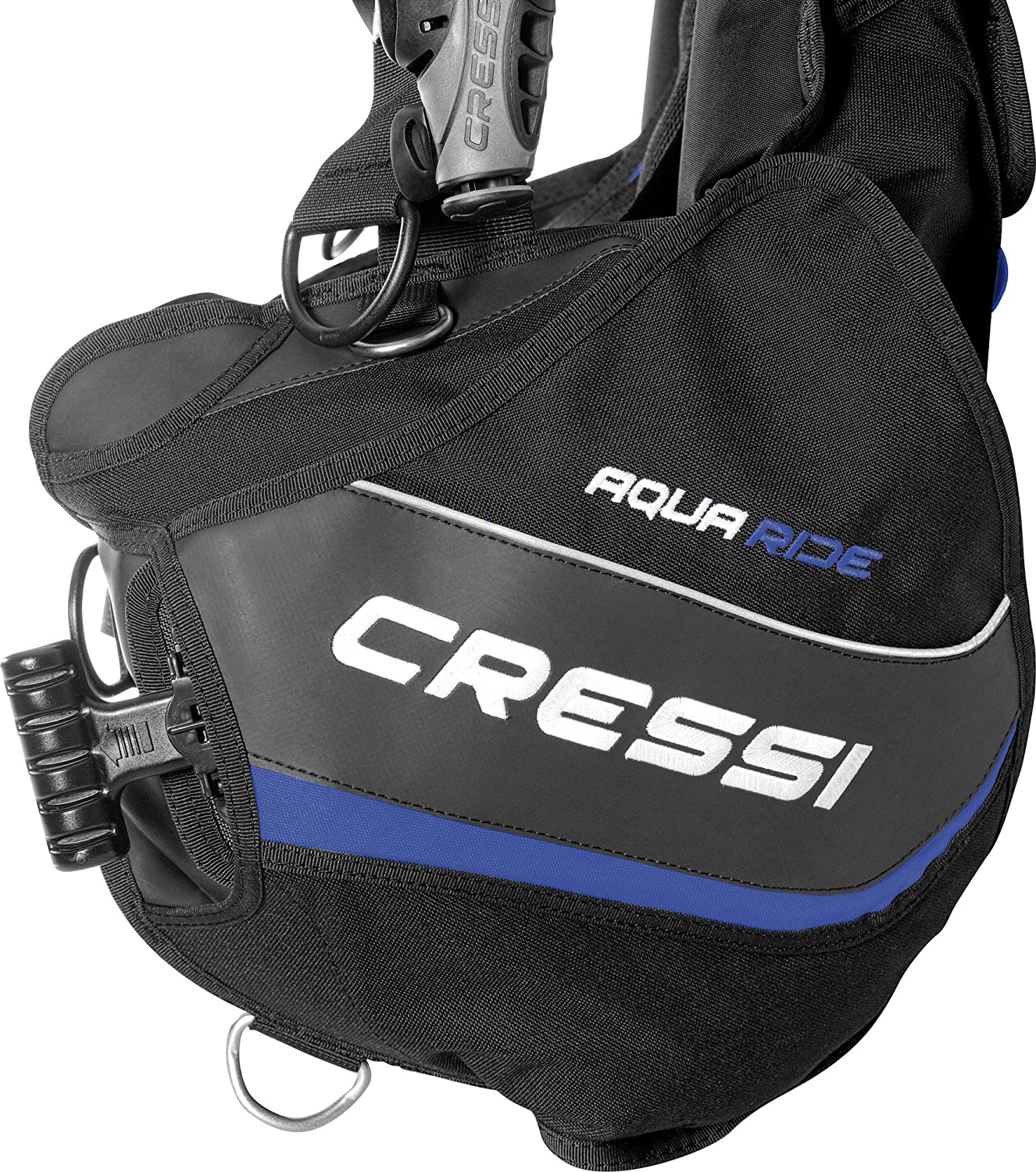 Cressi Aquaride BCD Scuba Diving Buoyancy Compensator - Blue - Perfect for Recreational & Professional Divers | Ocean, Pool & Boat Diving Gear