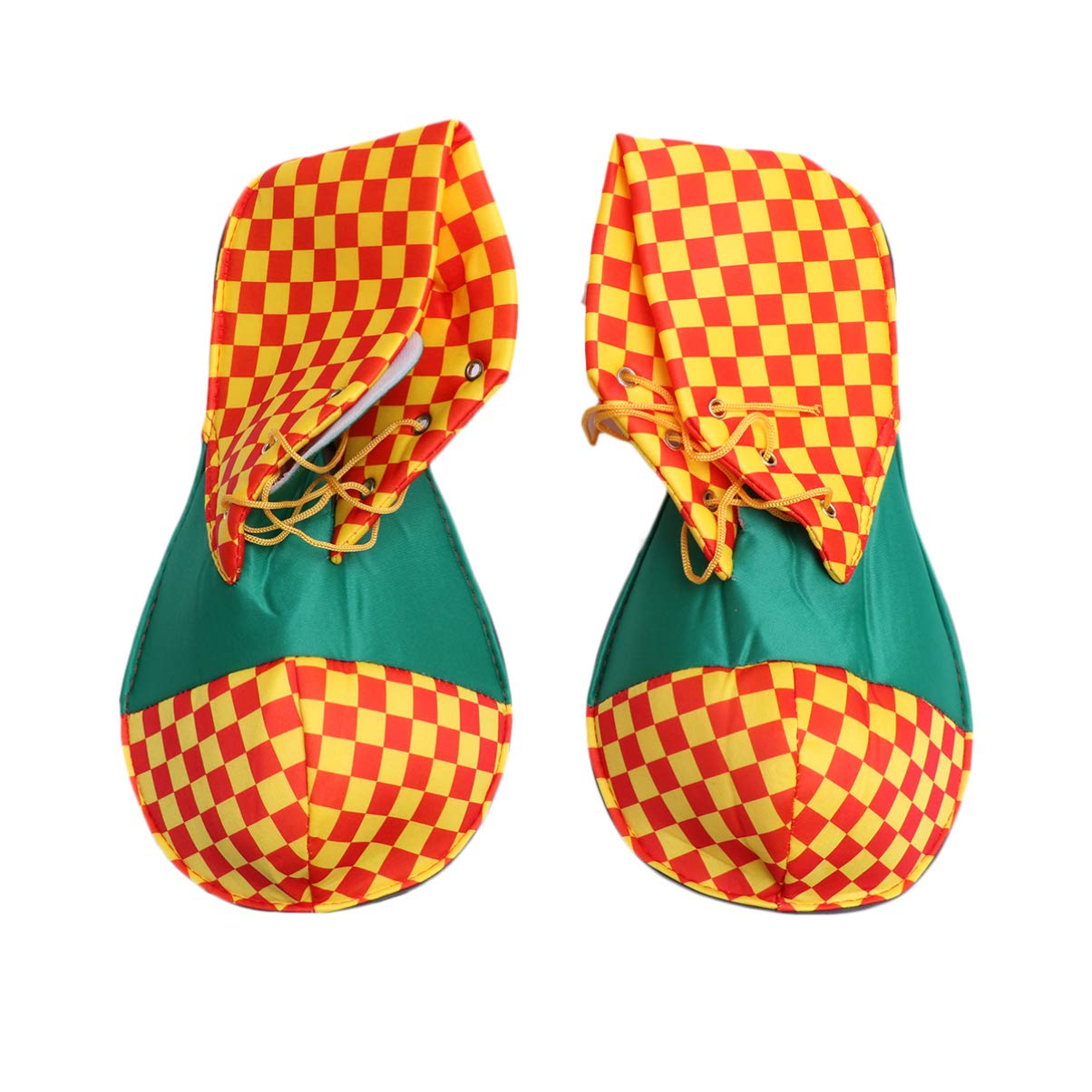 Funny Rainbow Clown Shoes for Men & Women - Bright Color Circus Boots, Universal Size Clown Costume Accessories - Perfect for Halloween, Cosplay, and Comedy Performances
