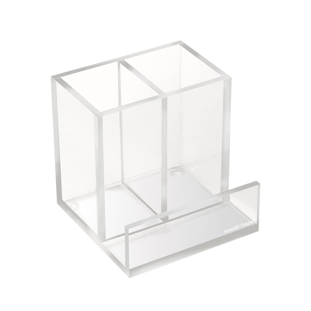 Premium Russell+Hazel Desktop Organizer Set - Acrylic Inbox, Collator with Valet & Office Supplies Bundle | Perfect for Home Office, Workspace & School Organization