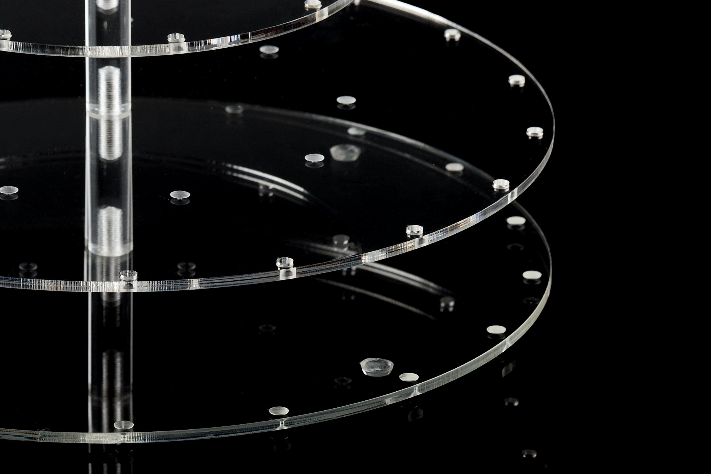 YestBuy 30 Hole Clear Cake Pop Display Stand - 3 Tiered Lollipop Holder for Wedding, Birthday Party, Anniversary, Halloween & Christmas Candy Decorations | Perfect for Dessert Tables, Buffets, Bakeries & Candy Shops