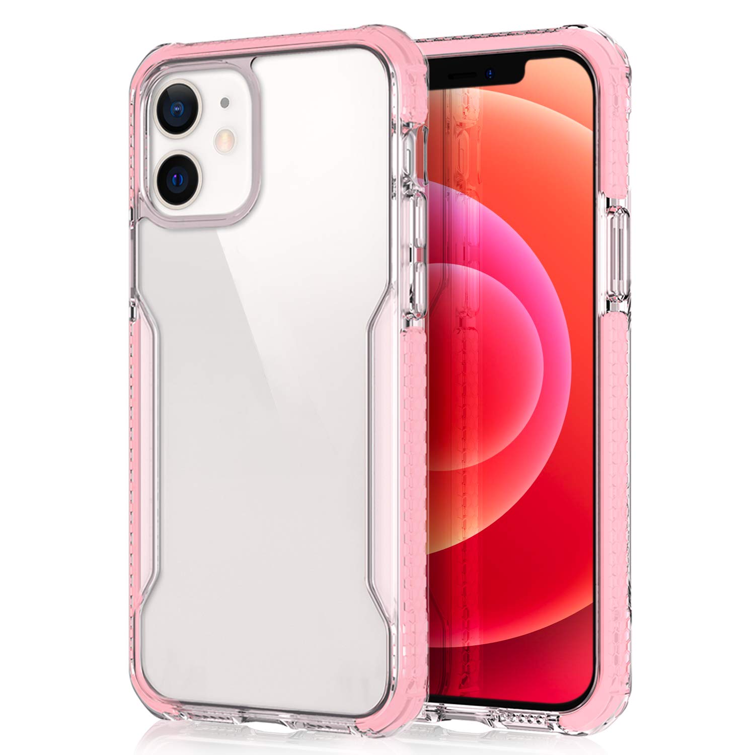 ZUSLAB Clear Shockproof Case for Apple iPhone 12/12 Pro (2020) - Transparent Protective Bumper Cover with Anti-Scratch Technology | Perfect for Everyday Use, Outdoor Activities & Travel Protection
