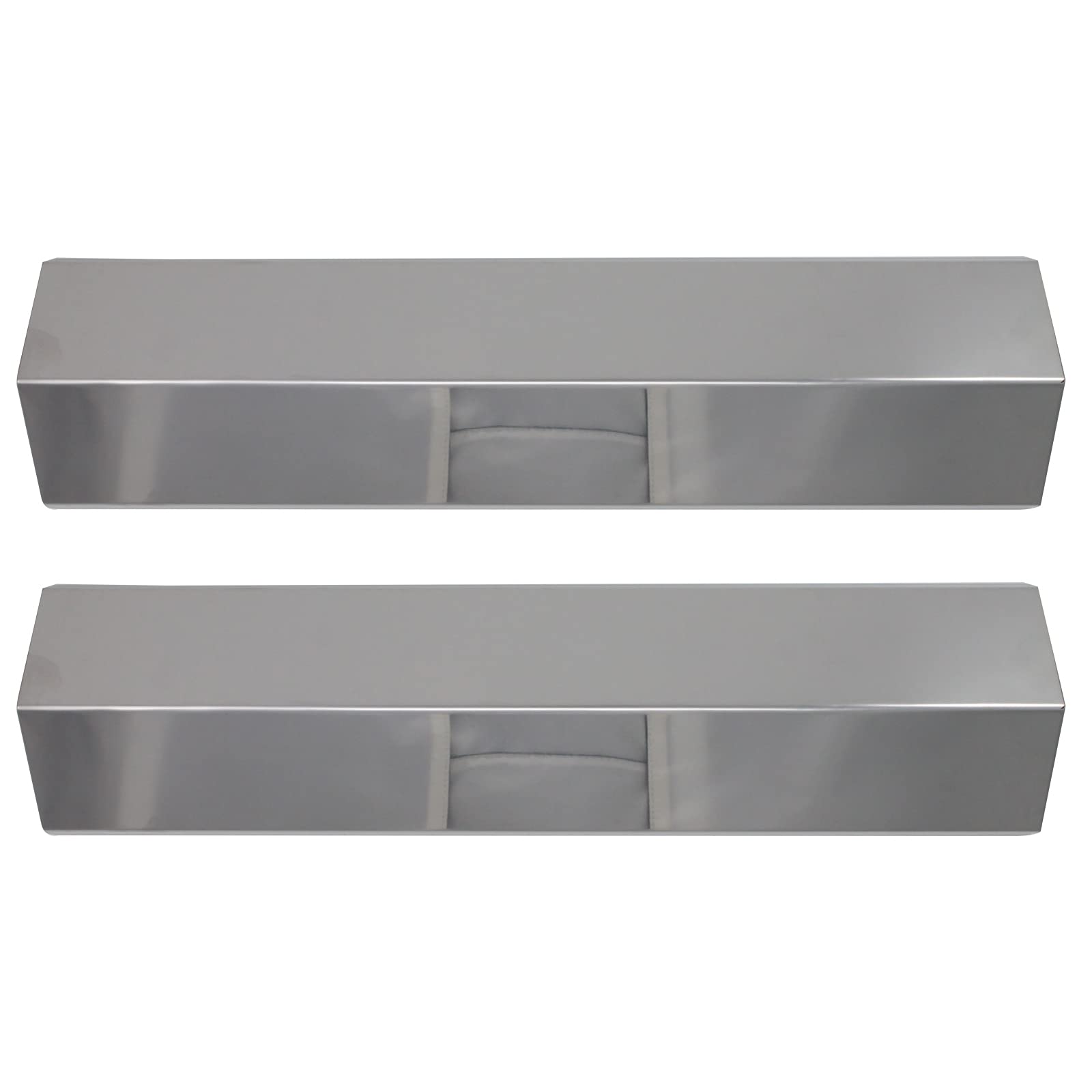 2-Pack Stainless Steel BBQ Grill Heat Shield Plate & Flame Tamer - Compatible with Browning GR2061307-BN-00 Grill - Durable Burner Cover & Flavorizer Bar Replacement (15 Inch) - Perfect for Outdoor Cooking, Backyard Barbecues & Camping Trips