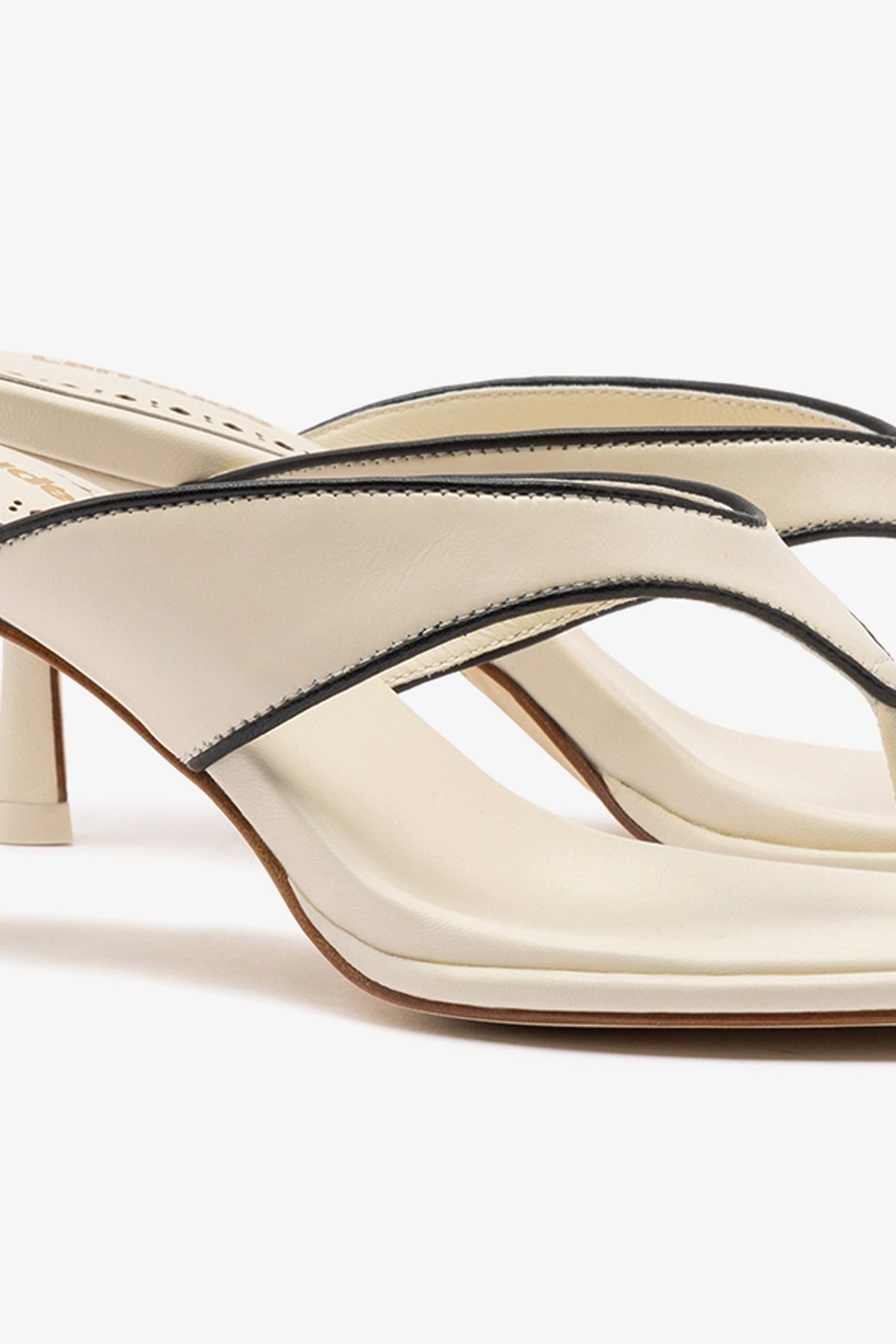 Gaia Sandal in Ivory Leather - Women's Comfortable Boho Chic Sandals for Summer Beach, Vacation & Casual Outfits