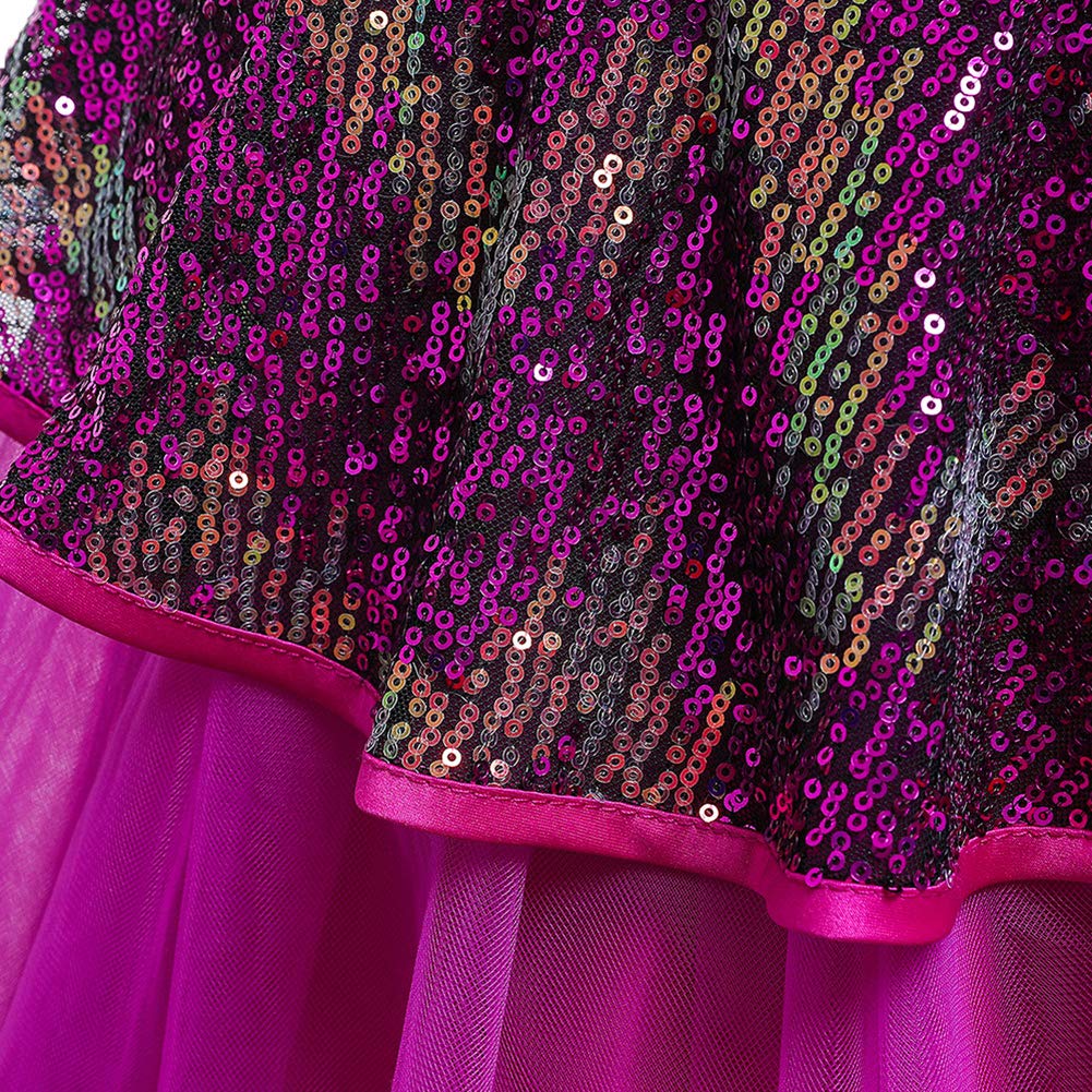 Sparkly Sequins Girls Long Party Dress - Elegant Formal Gown for Kids, Flower Girl & Evening Events | Perfect for Weddings, Pageants & Special Occasions