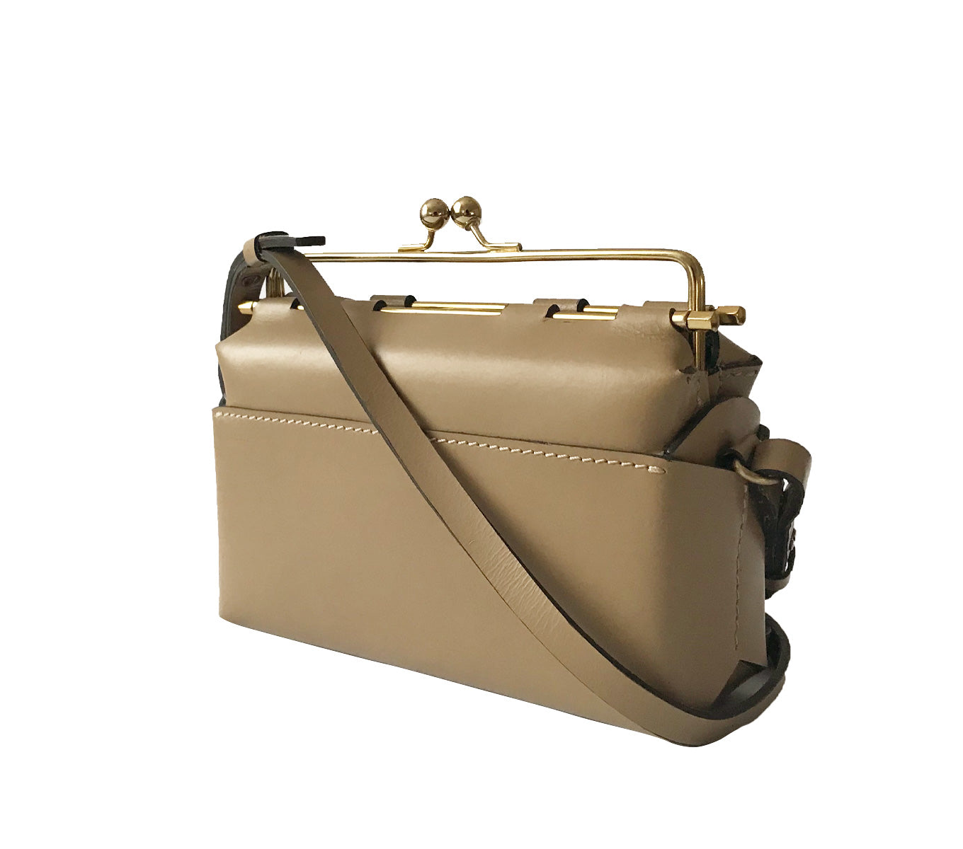 Stylish Kisslock Handbag for Women - Vintage Inspired Clutch Purse with Secure Lock Closure - Perfect for Evening Parties, Weddings & Special Occasions